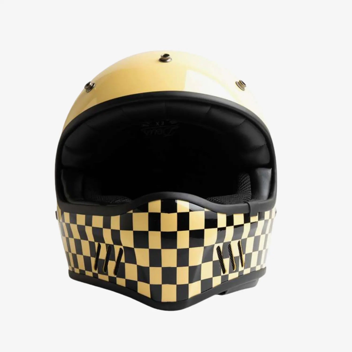 CASQUE CHECKER - BLANC DEUS EX MACHINA - Klubb