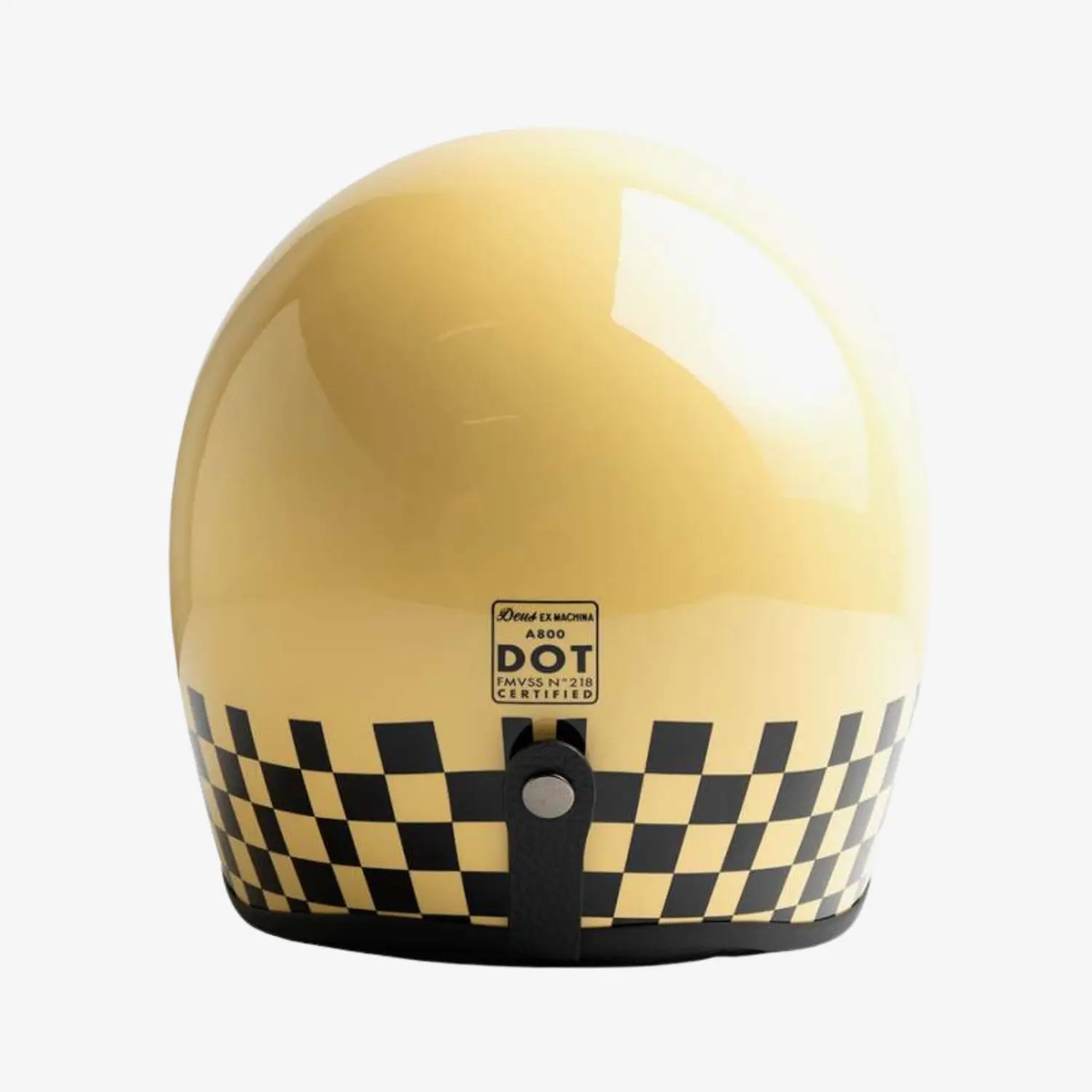 CASQUE CHECKER - BLANC DEUS EX MACHINA - Klubb