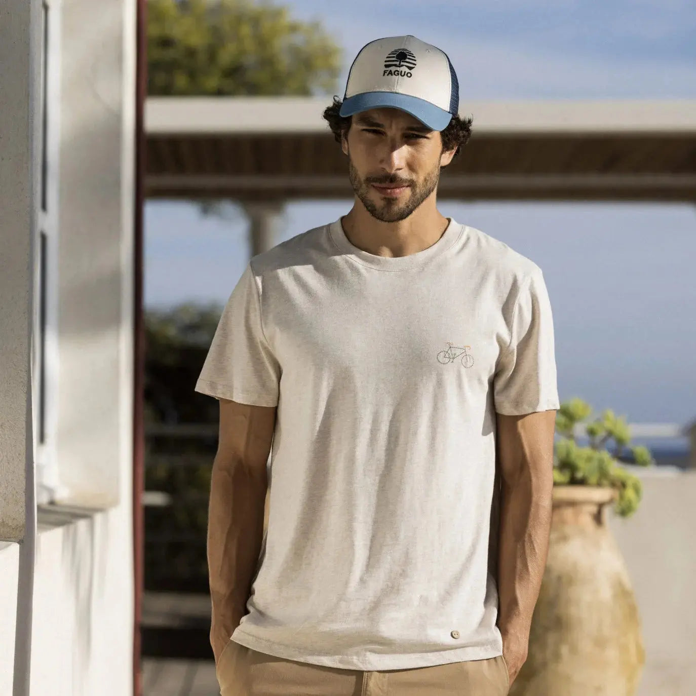 FAGUO - CASQUETTE TRUCKER BLEUE - Klubb