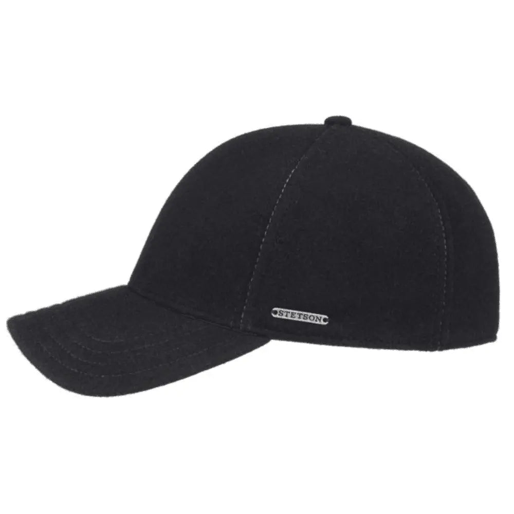 VABY EARFLAP BLACK WOOL / CASHMERE CAP