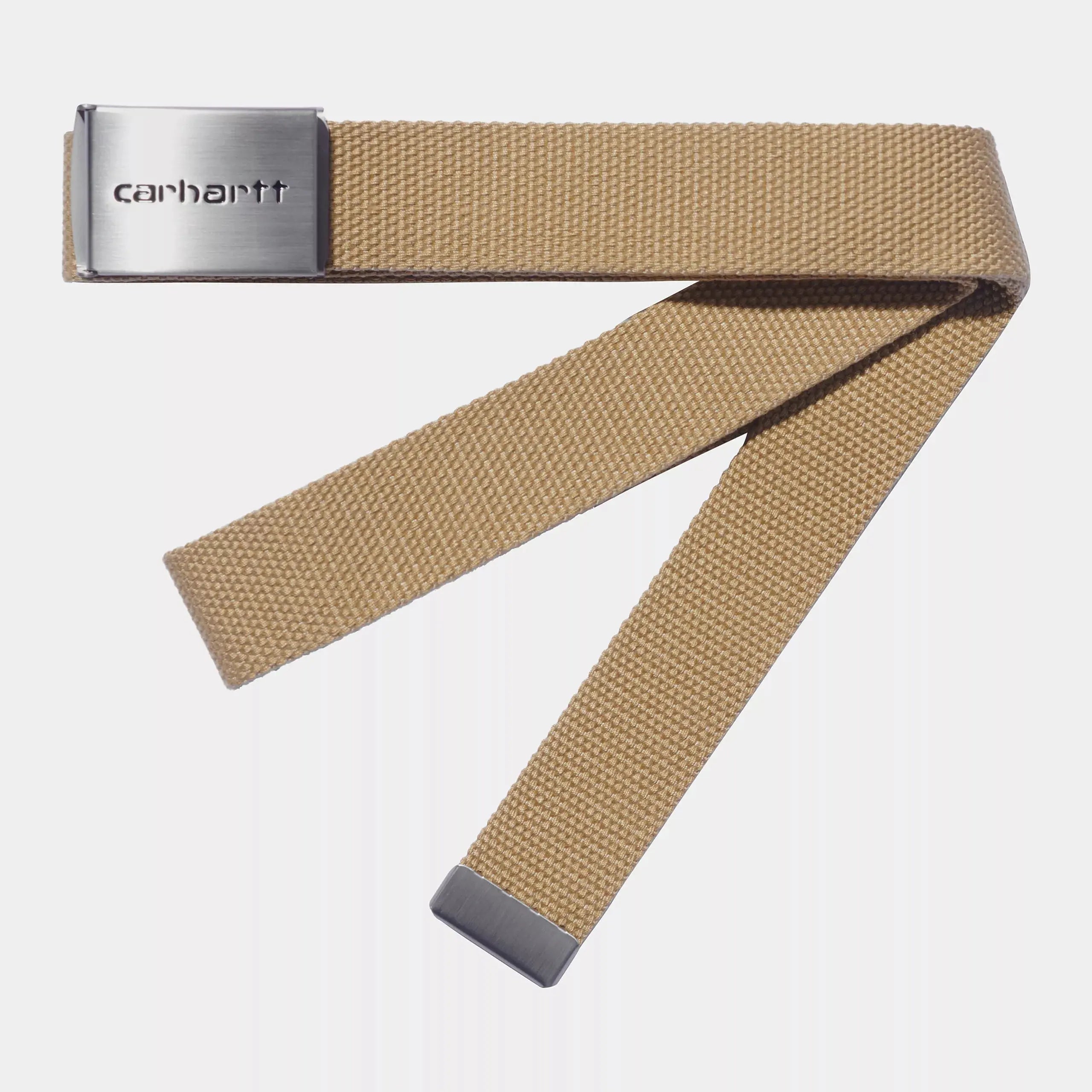 CARHARTT WIP - CEINTURE CLIP BELT - DUSKY H BROWN - Klubb