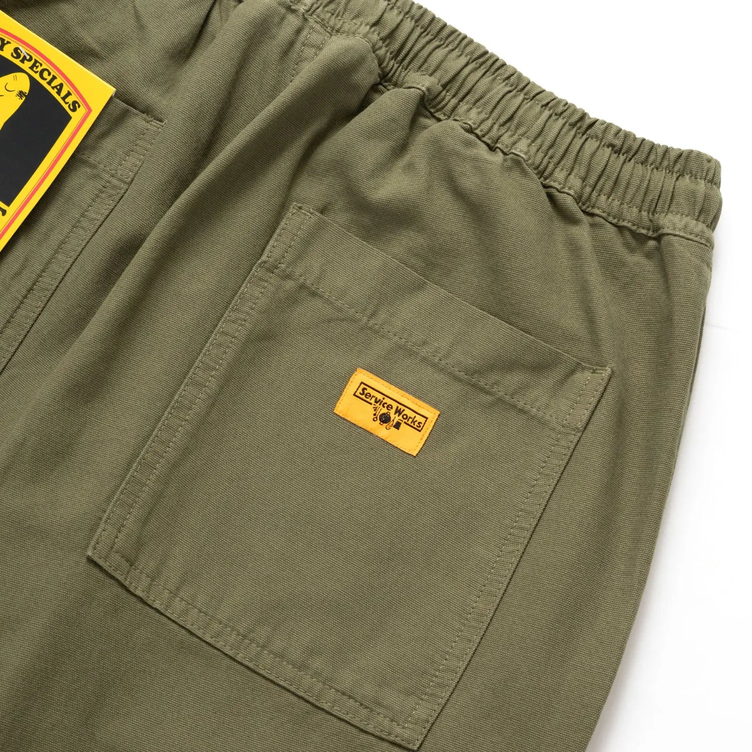SERVICE WORKS - CHEF PANT CANVAS - OLIVE - Klubb