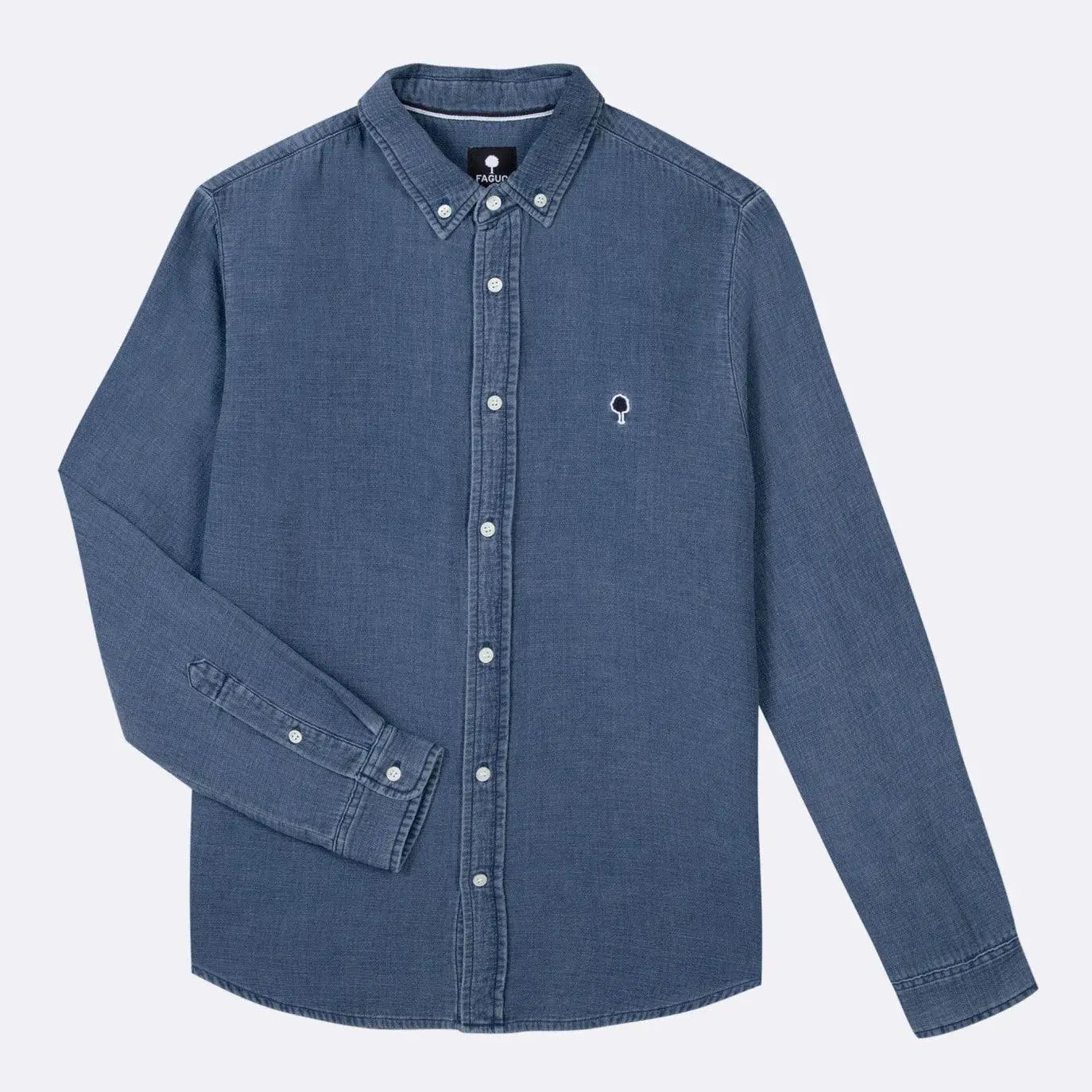 CHEMISE DENIM FONCÉ FAGUO - Klubb