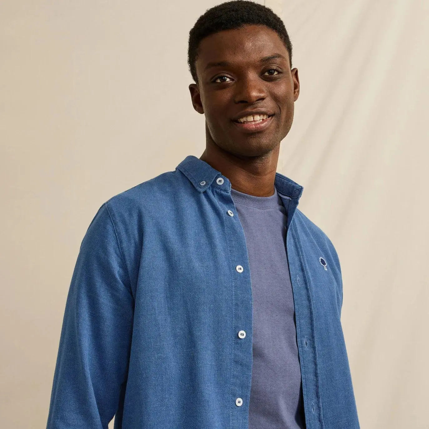 CHEMISE DENIM FONCÉ FAGUO - Klubb