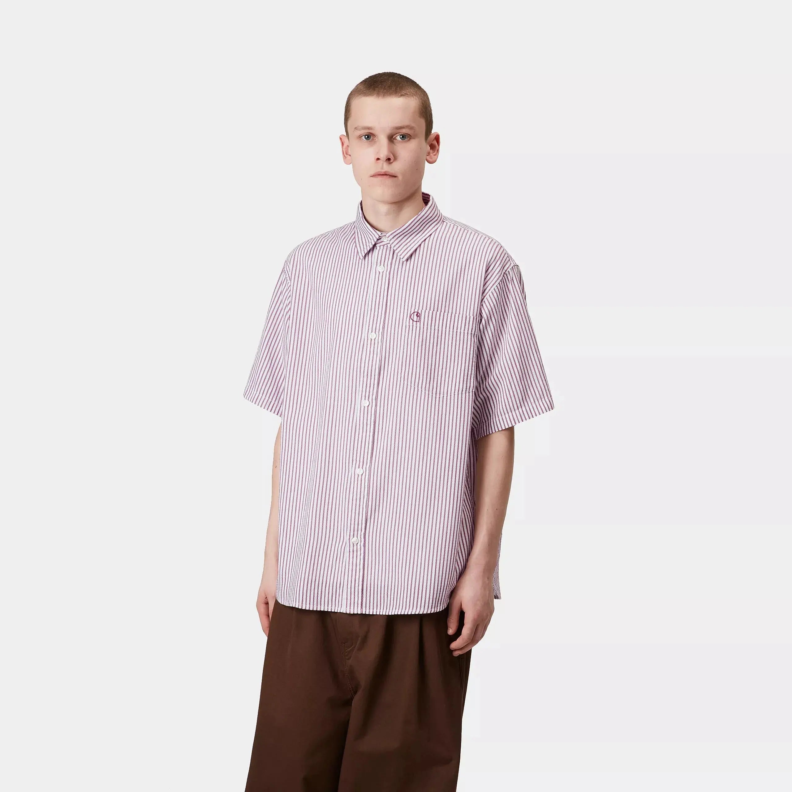 CARHARTT WIP - CHEMISE PHELPS MULBERRY - Klubb