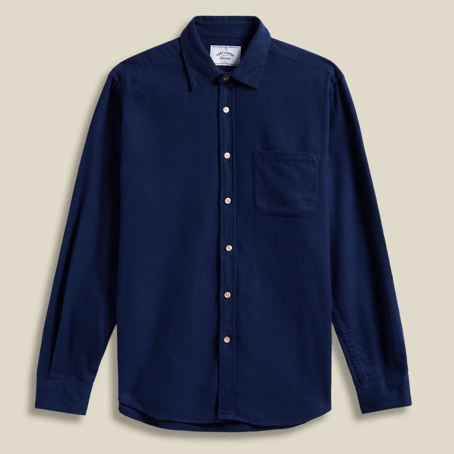 CHEMISE TECA - NAVY PORTUGUESE FLANNEL - Klubb