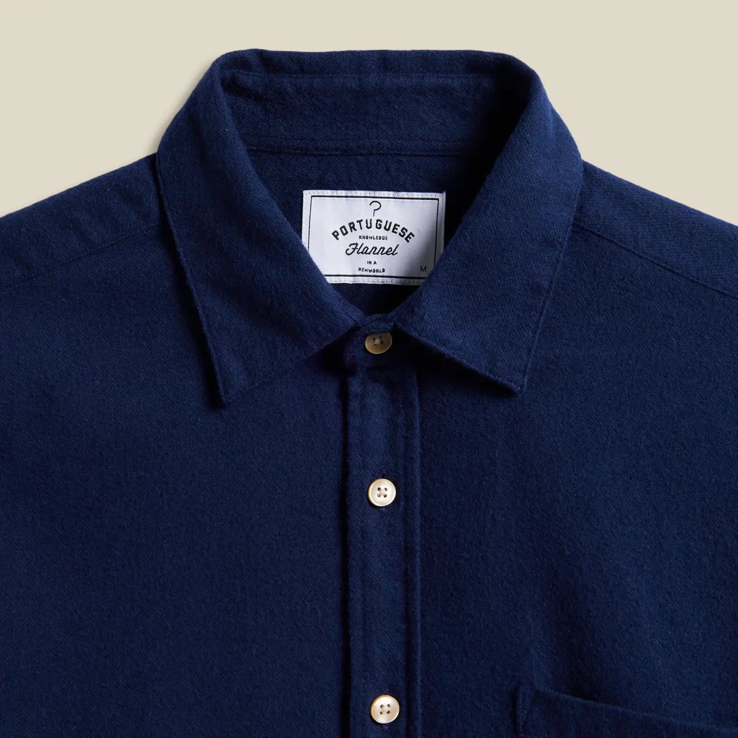 CHEMISE TECA - NAVY PORTUGUESE FLANNEL - Klubb