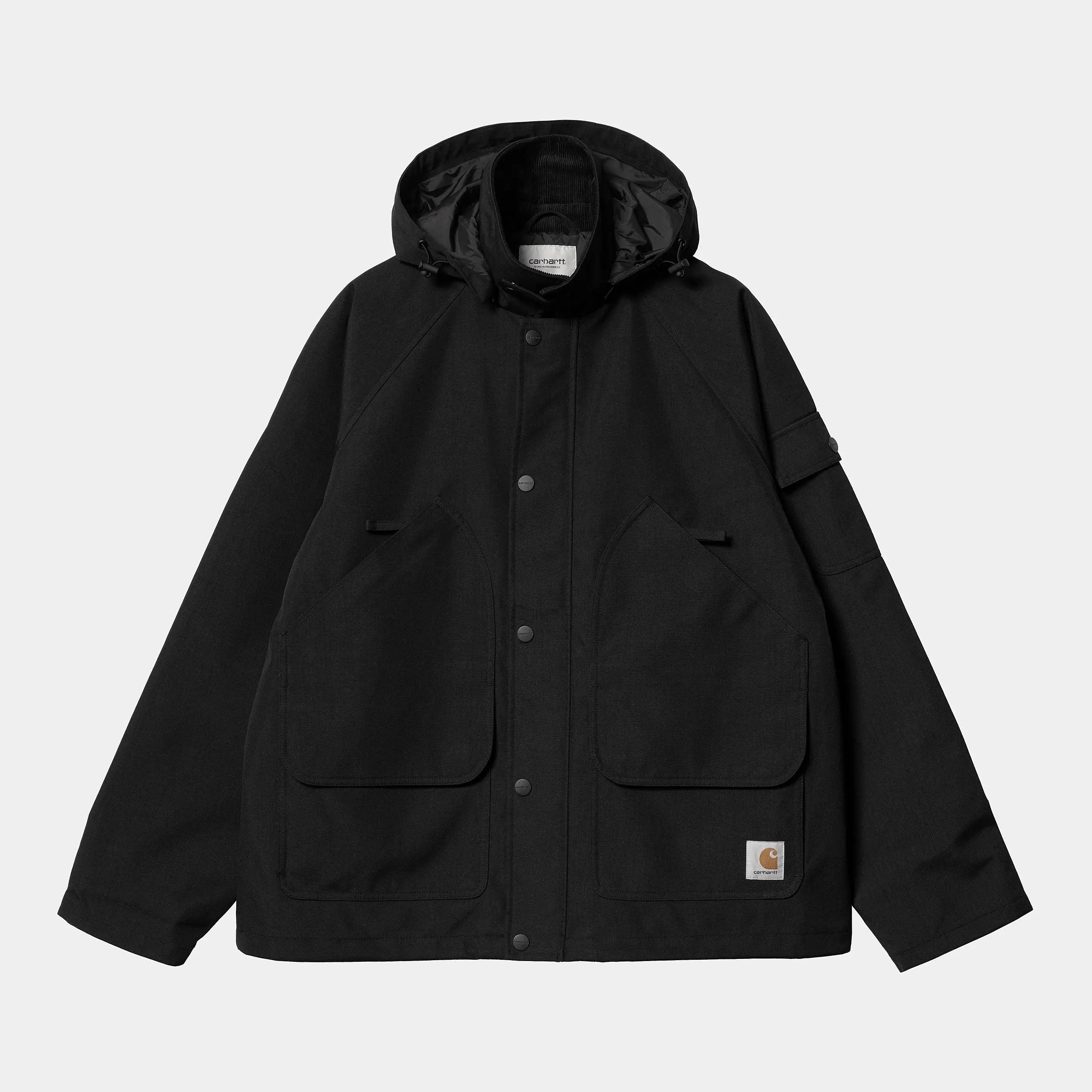 CLARTON JACKET - NOIR CARHARTT WIP - Klubb