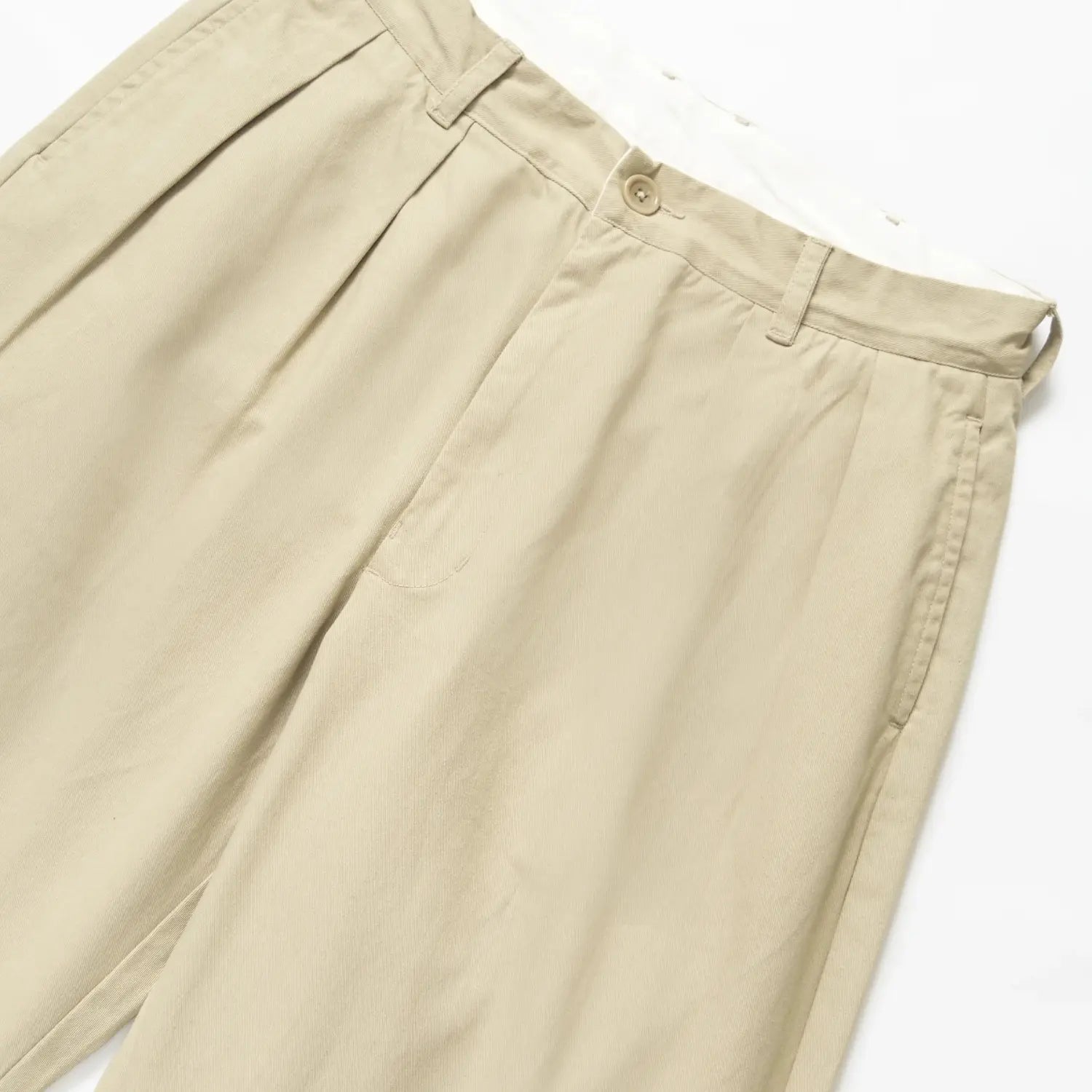 SERVICE WORKS -  DRILL PART TIMER PANT - BEIGE -  Klubb
