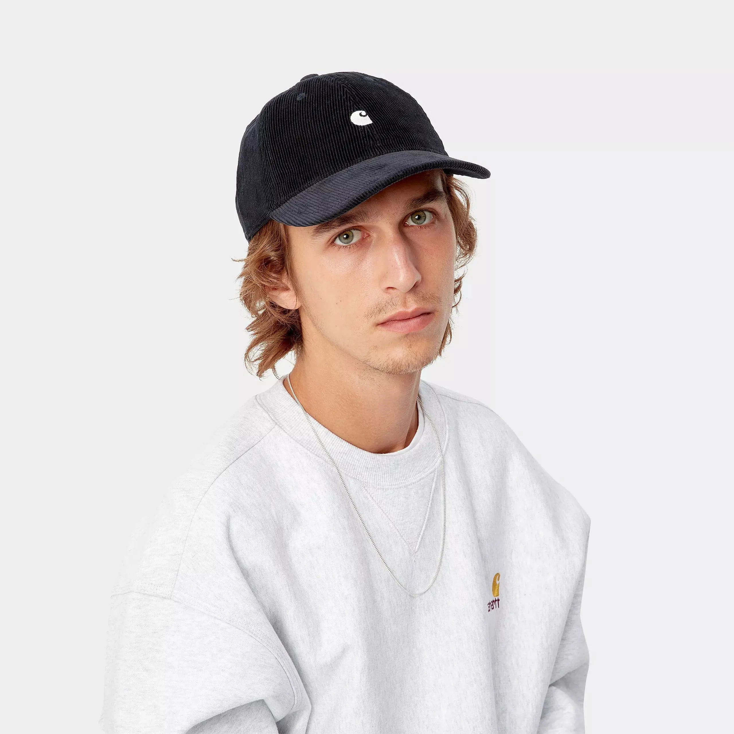 HARLEM CAP - NAVY / WAX CARHARTT WIP - Klubb
