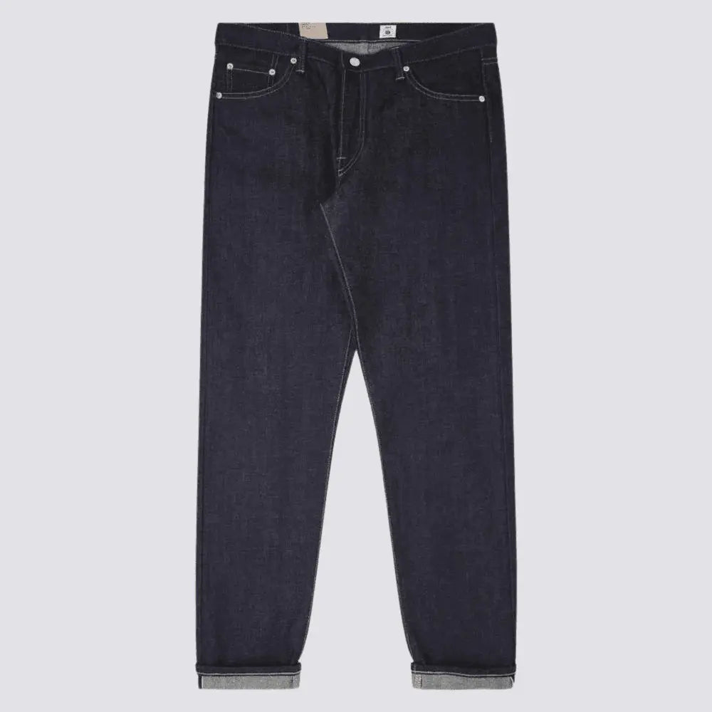 JEANS SELVEDGE REGULAR TAPERED KURABO BLUE UNWASHED