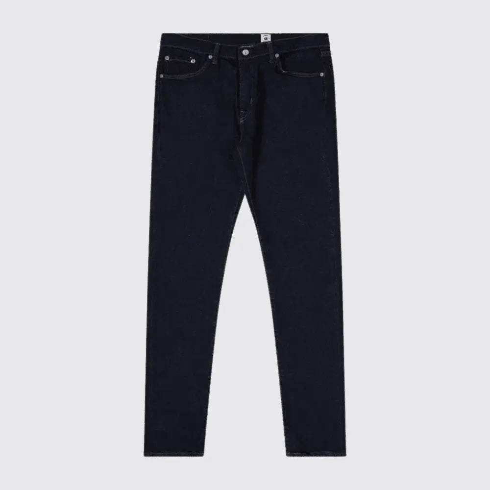 SLIM TAPERED BLUE RINSED JEANS