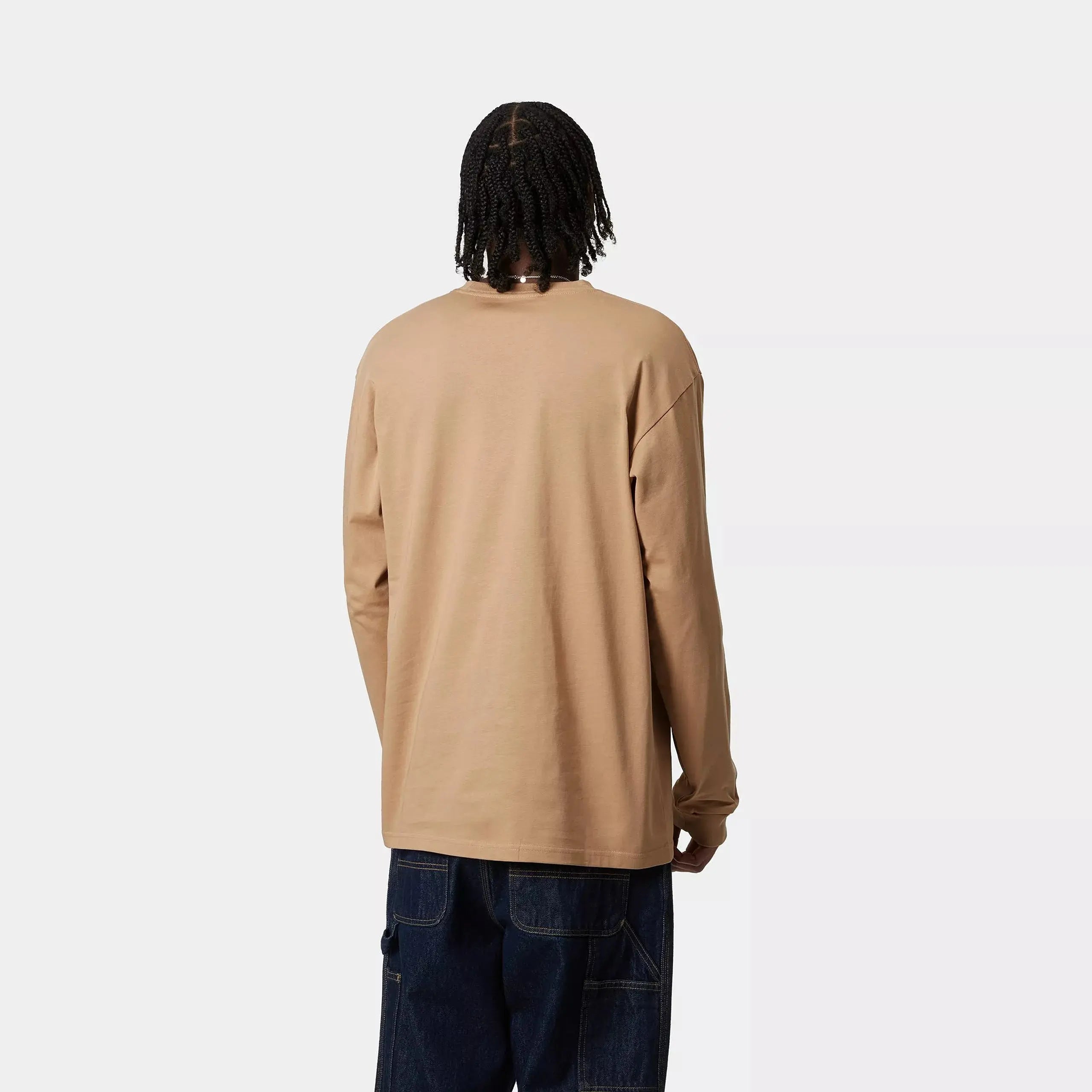 MANCHES LONGUES CHASE - DUSTY H BROWN CARHARTT WIP - Klubb