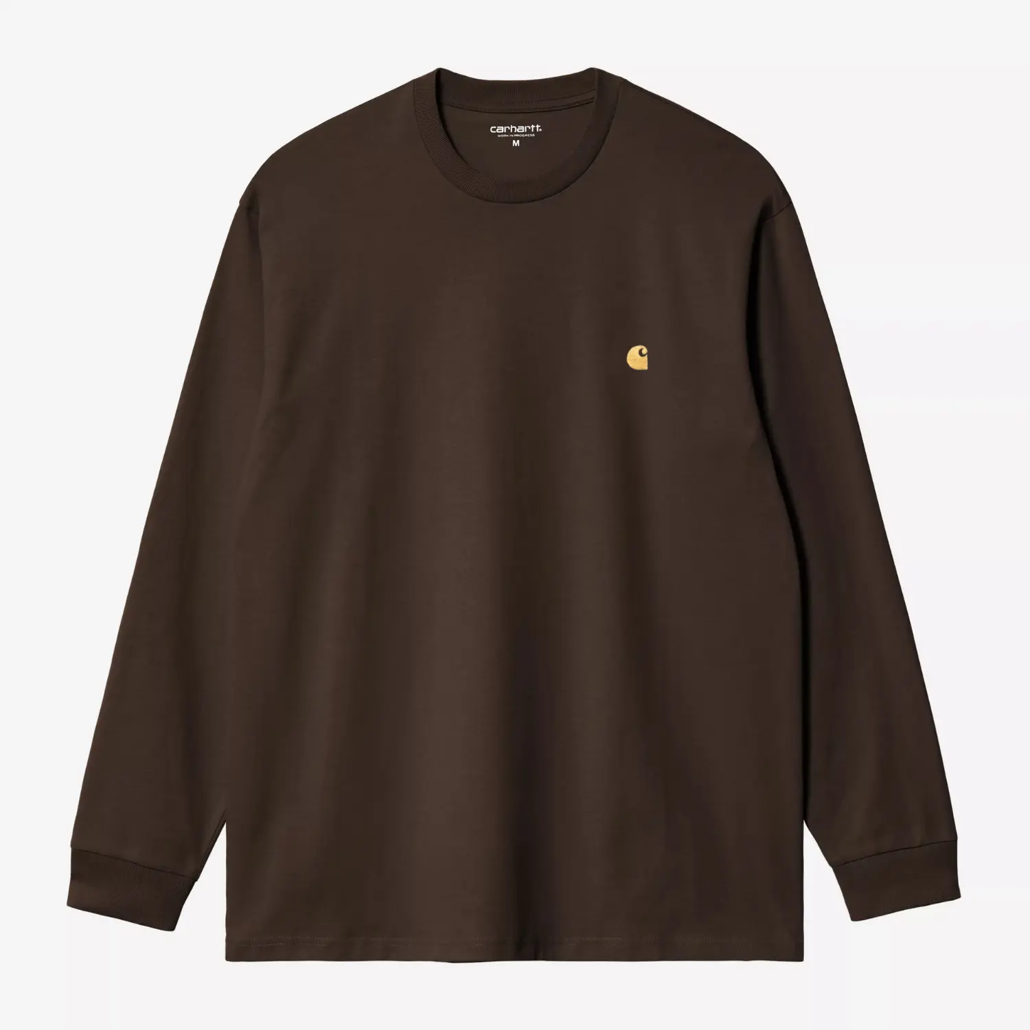 CARHARTT WIP -  MANCHES LONGUES CHASE - TOBACCO -  Klubb