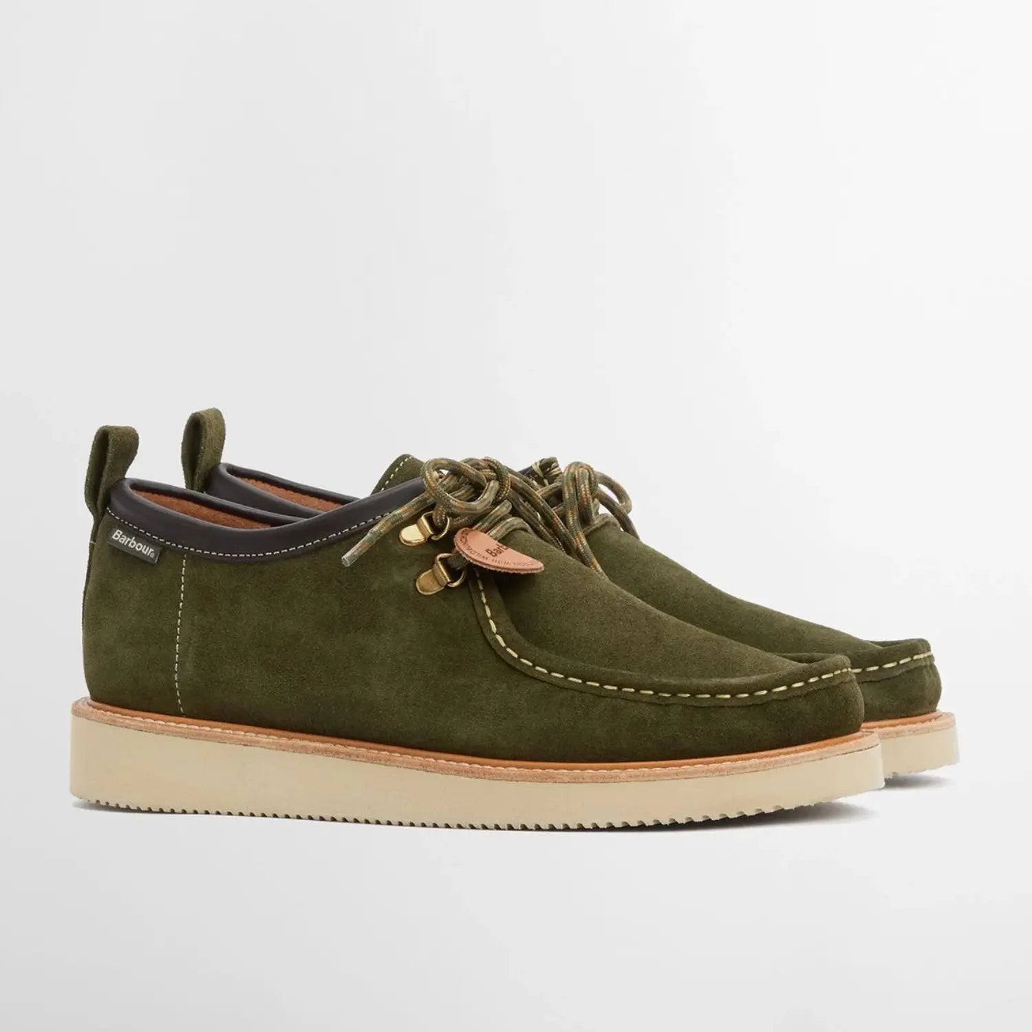 MOCASSINS HEATHPOOL VERTS BARBOUR X WILDBUNCH -  Klubb