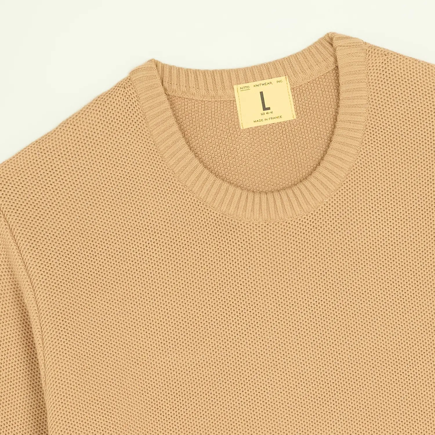 PULL YOURI COTON - CAMEL NITTO KNITWEAR -  Klubb