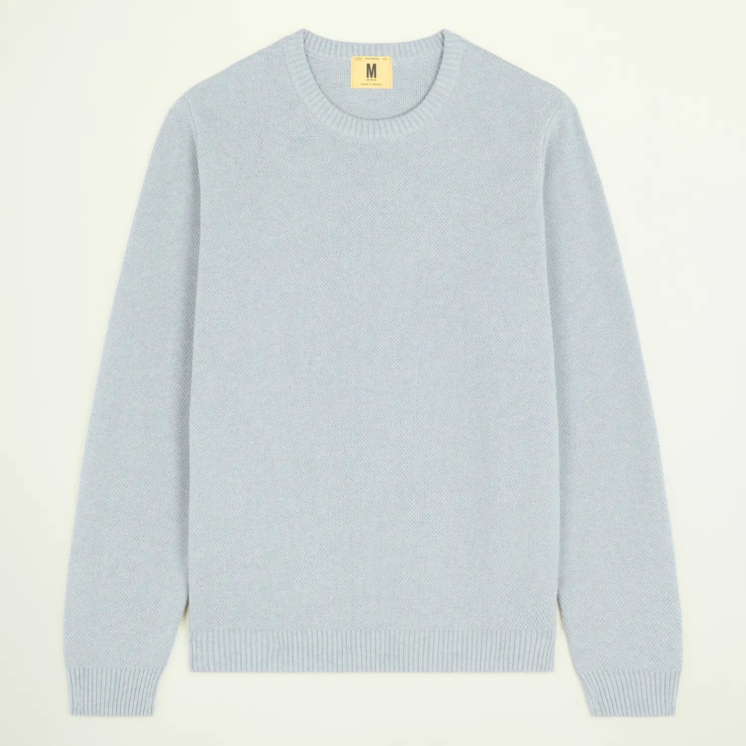 PULL YOURI COTON - LIGHT INDIGO NITTO KNITWEAR -  Klubb