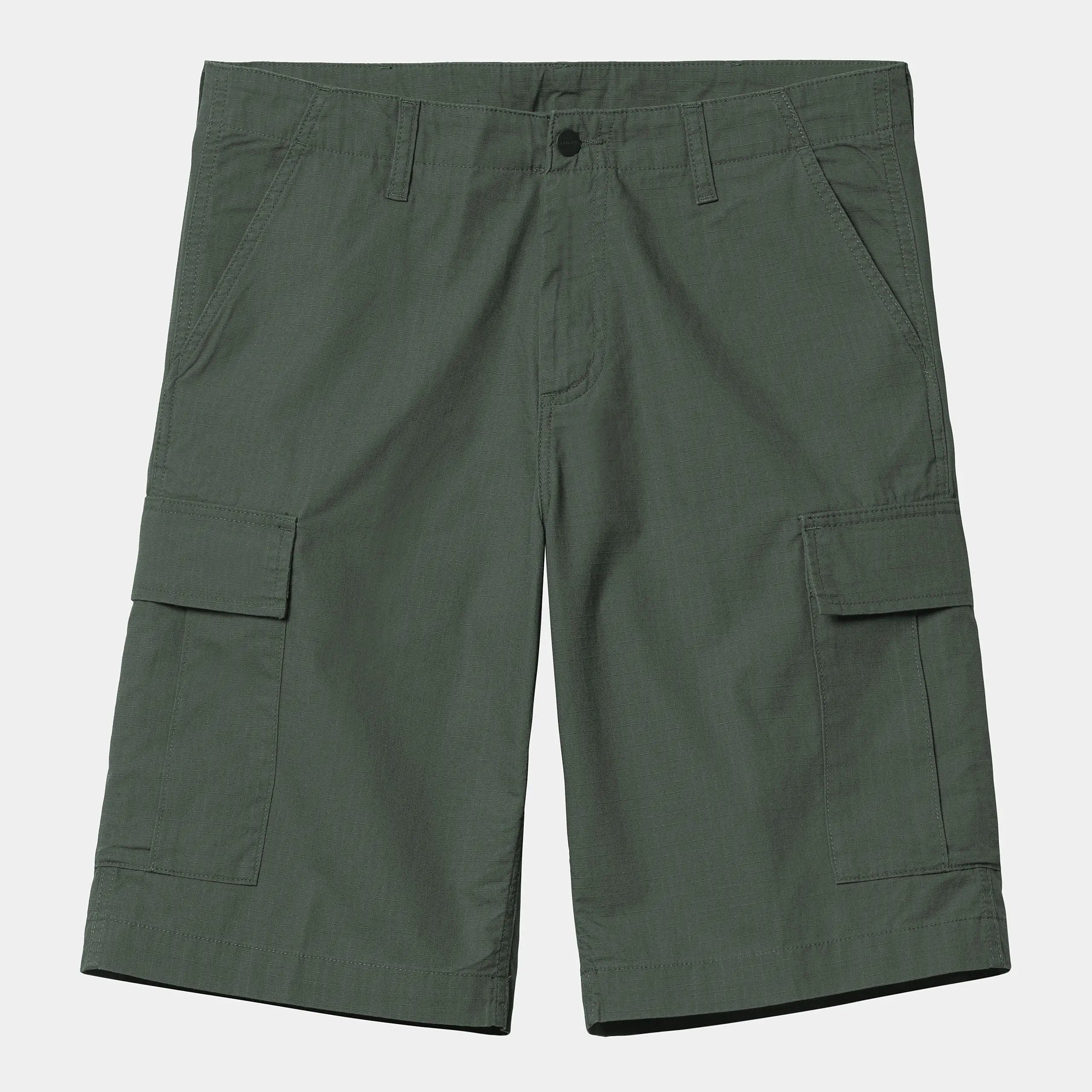 SHORT CARGO - DUCK GREEN RINSED
