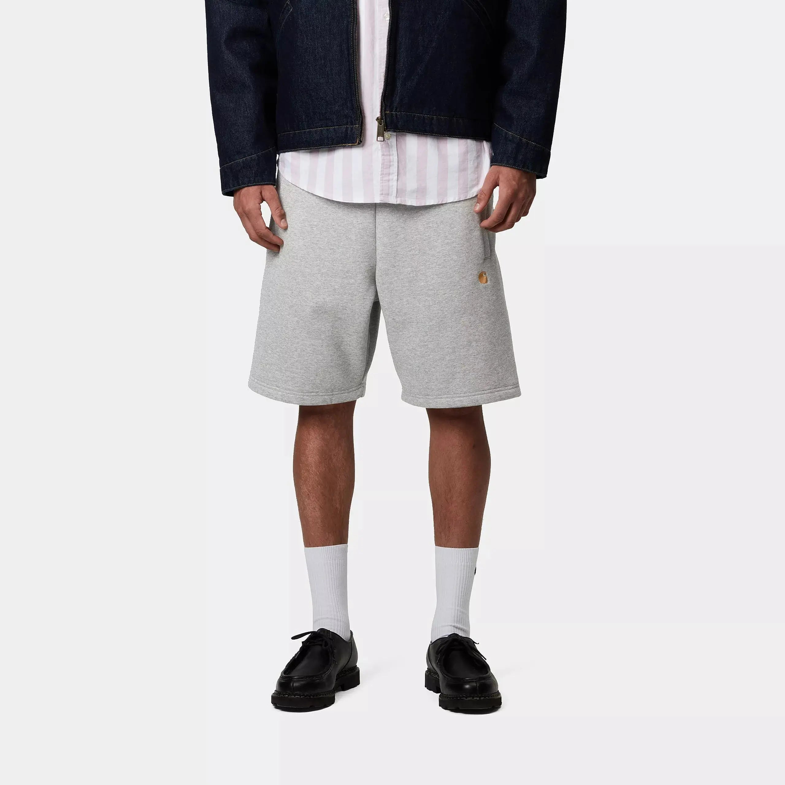 SHORT CHASE GREY HEATHER CARHARTT WIP - Klubb