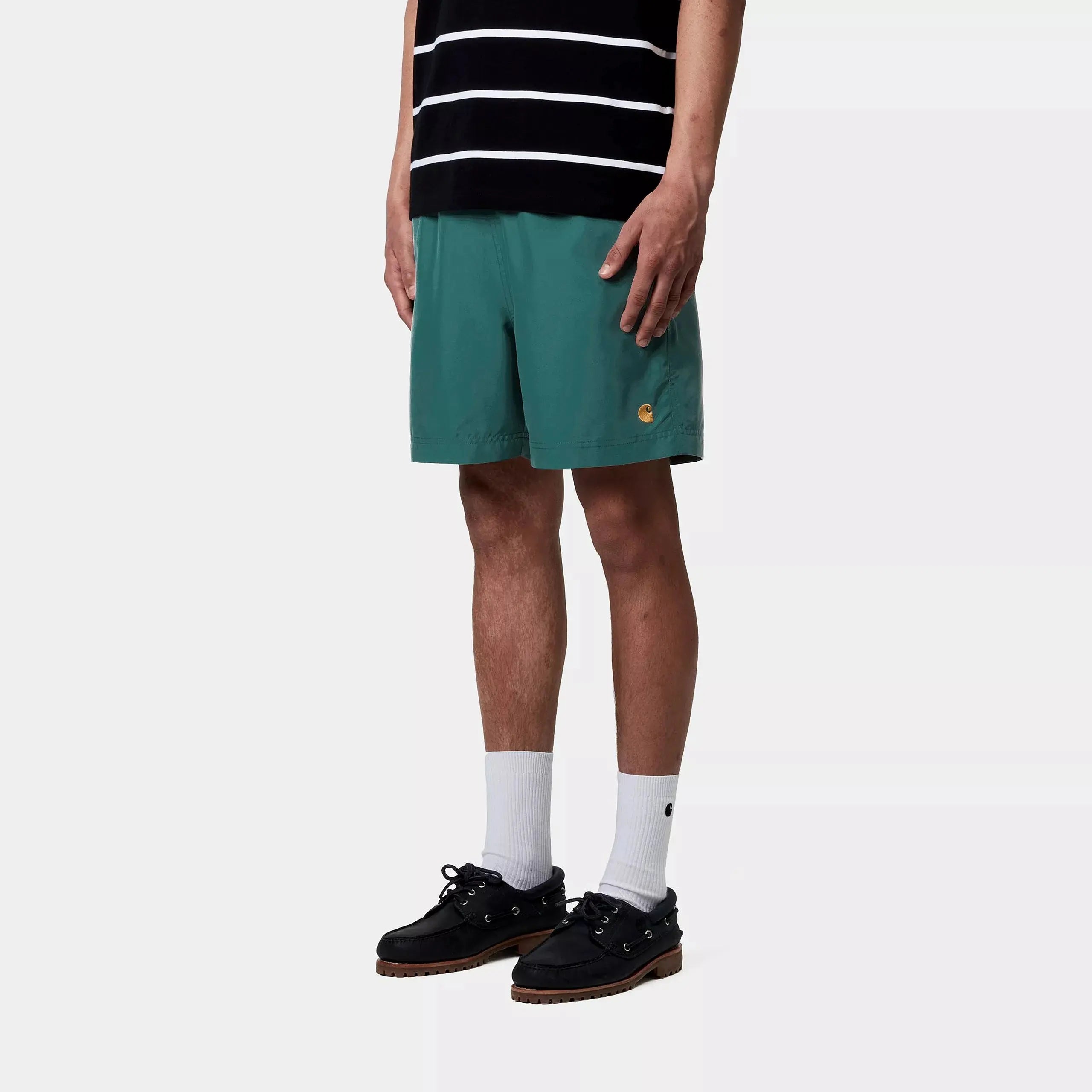 CARHARTT WIP - SHORT DE BAIN CHASE - RAINFOREST - Klubb