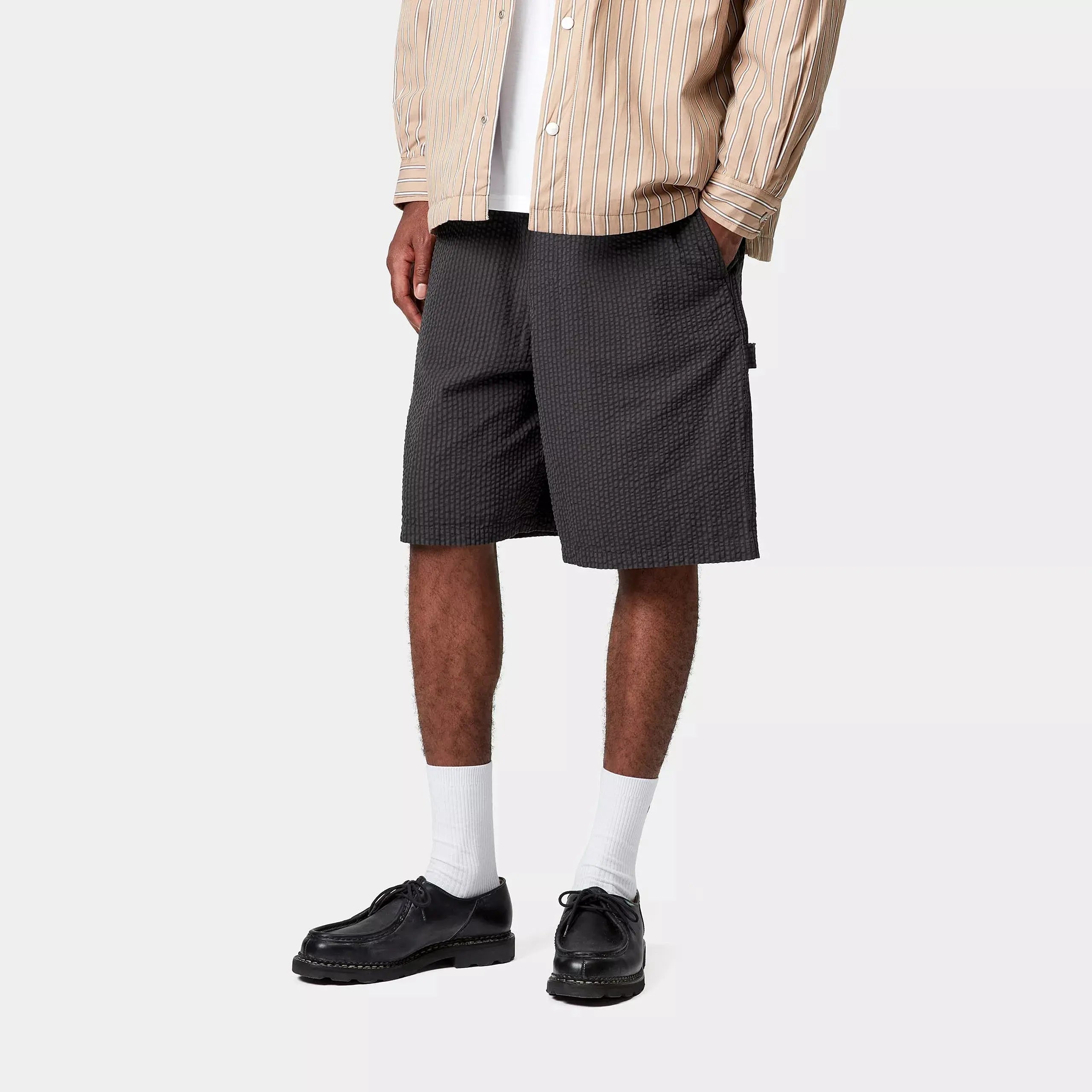 CARHARTT WIP - SHORT TOLAND NOIR - Klubb