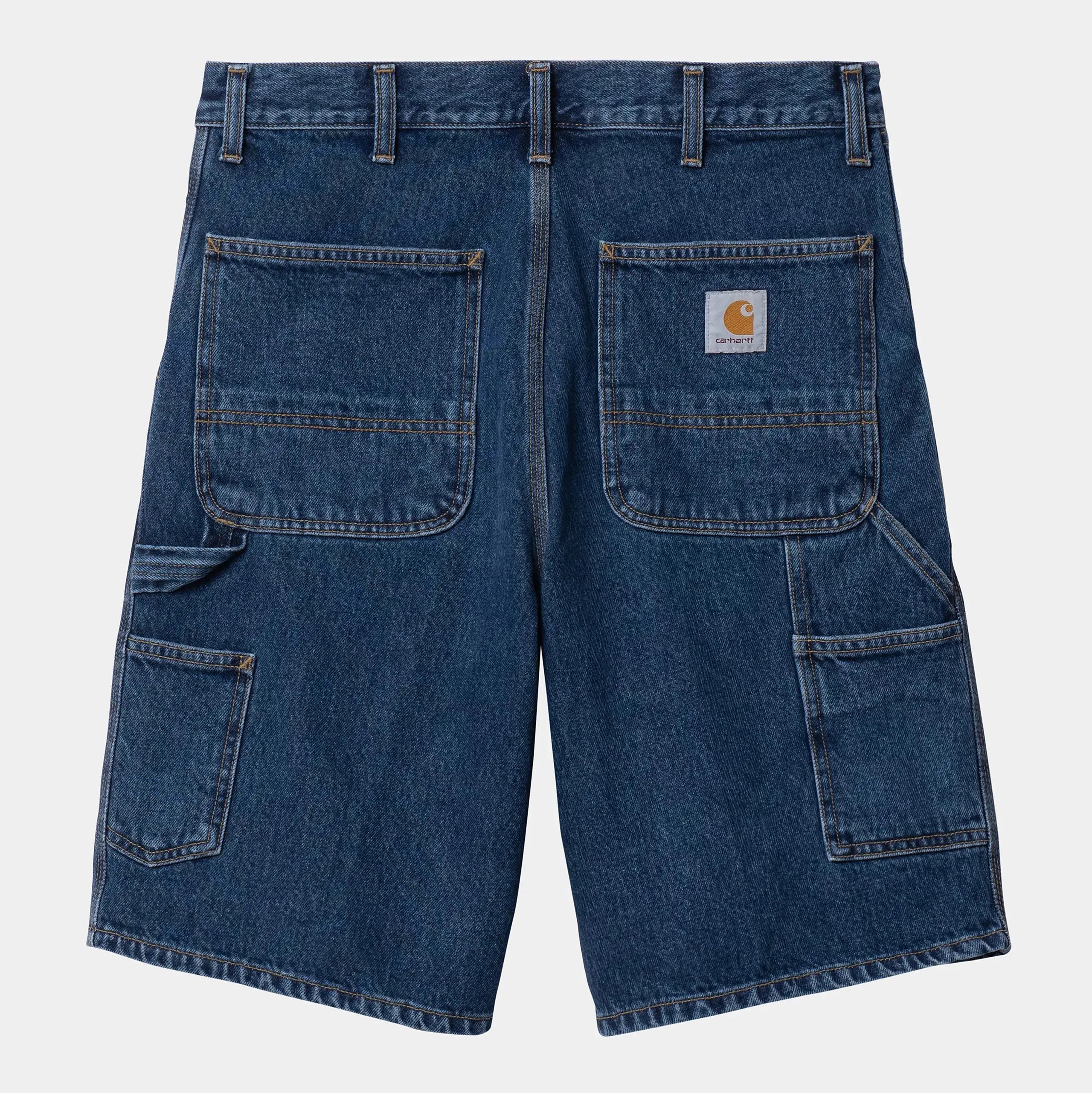 SINGLE KNEE SHORT BLUE STON WASHED CARHARTT WIP - Klubb