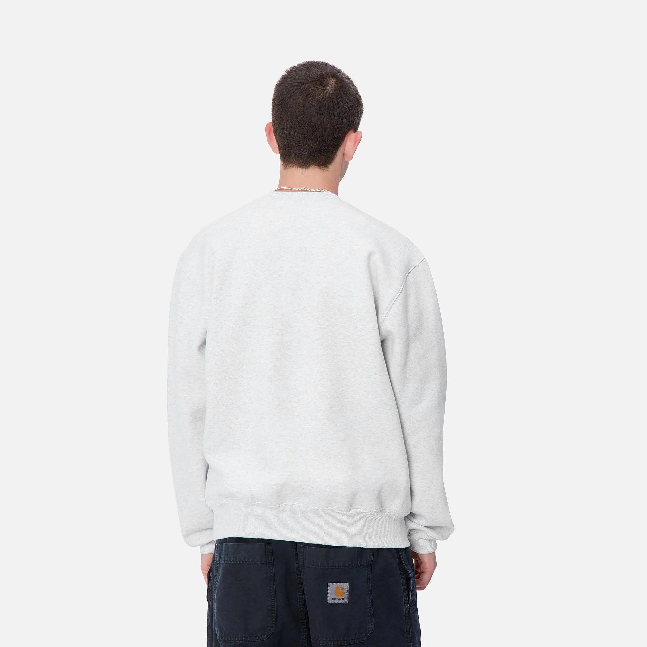 SWEAT CARHARTT - ASH HEATHER CARHARTT WIP - Klubb
