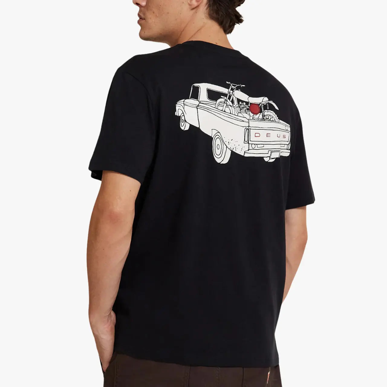 DEUS EX MACHINA - T-SHIRT CARBY PICKUP NOIR - Klubb