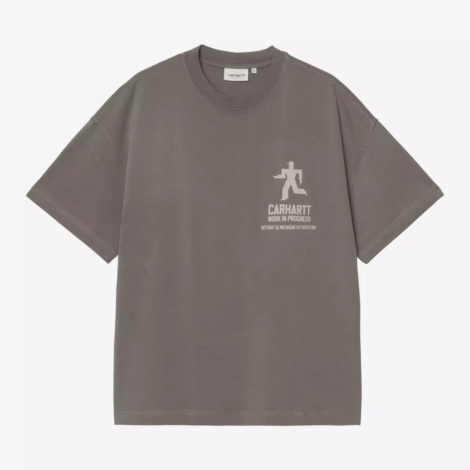 CARHARTT WIP -  T-SHIRT DISTANCE GRAPHITE -  Klubb