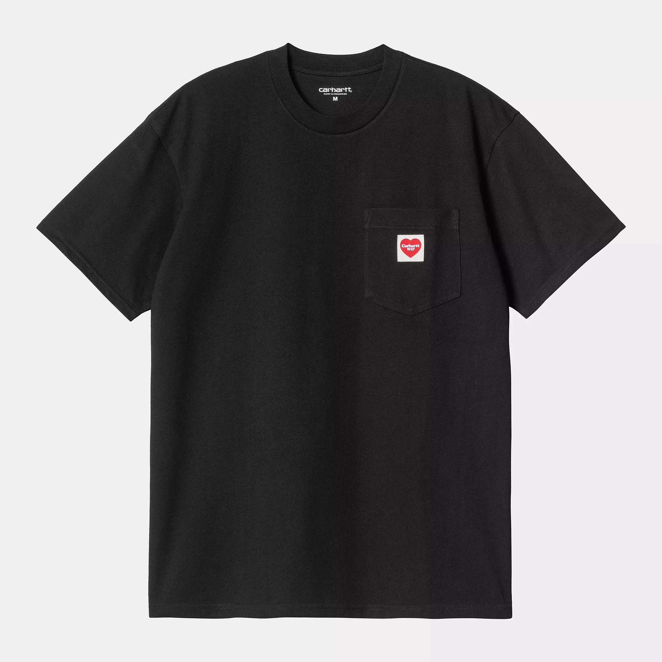 T-SHIRT HEART POCKET NOIR CARHARTT WIP - Klubb