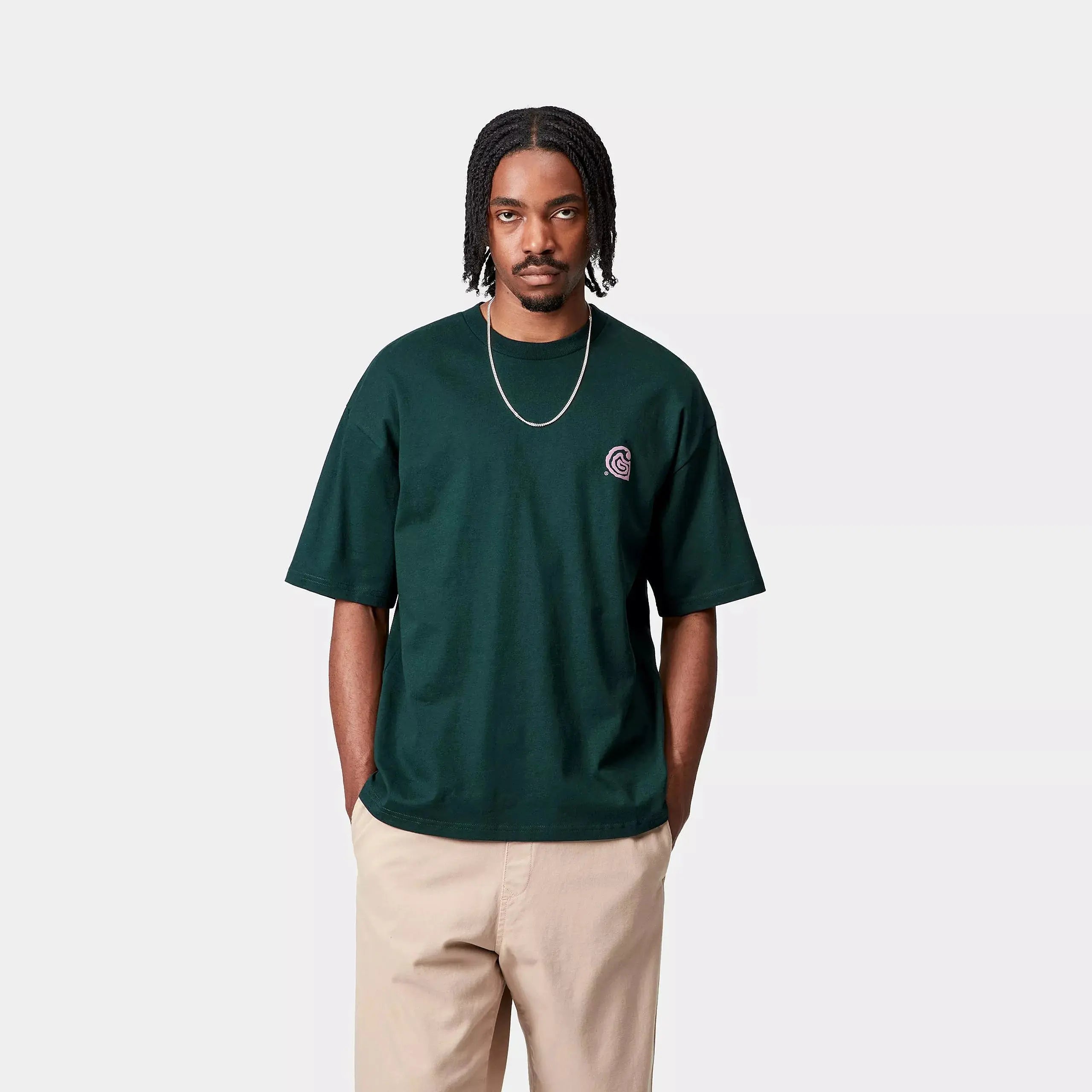 CARHARTT WIP - T-SHIRT HELIX DEEP LAGOON - Klubb
