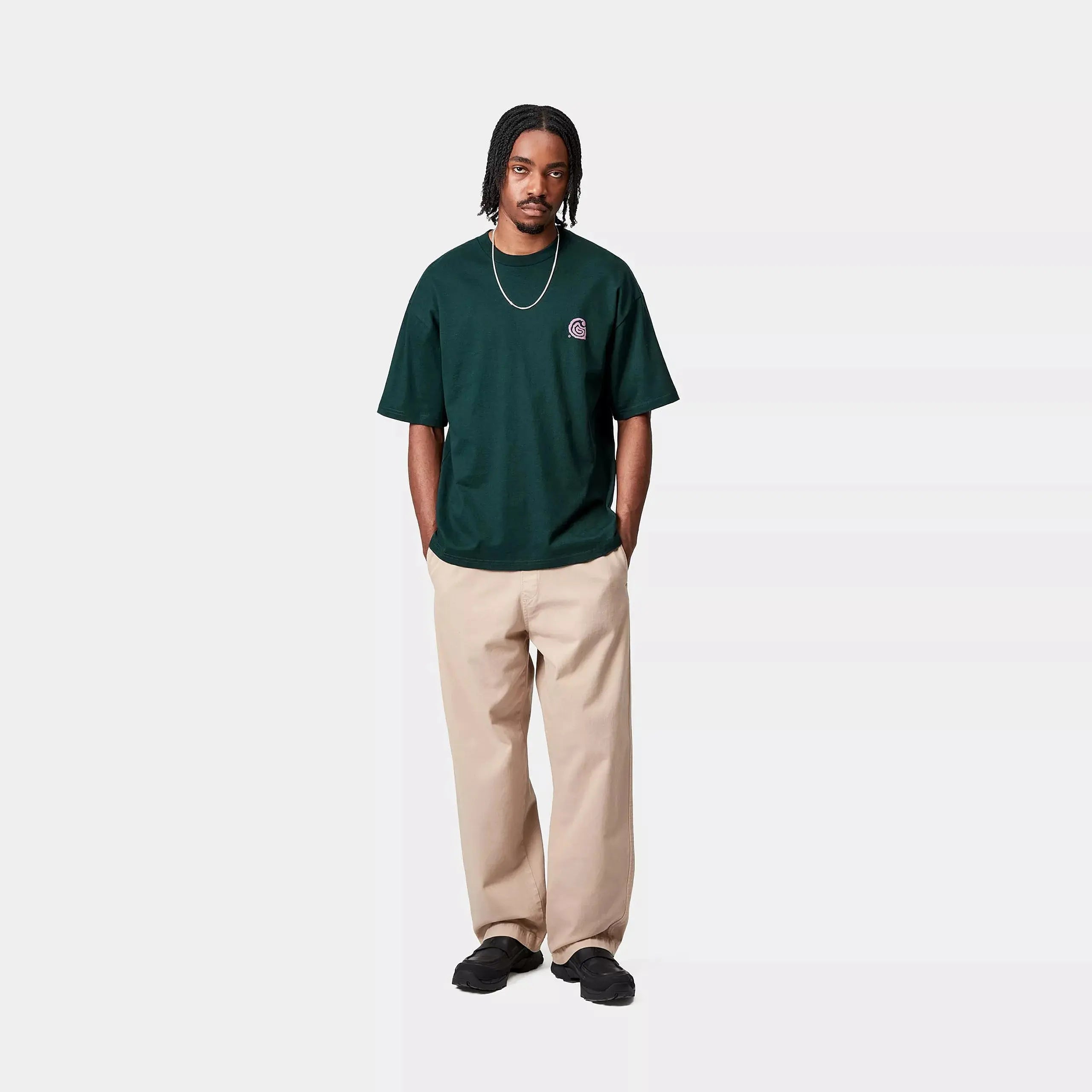 CARHARTT WIP - T-SHIRT HELIX DEEP LAGOON - Klubb