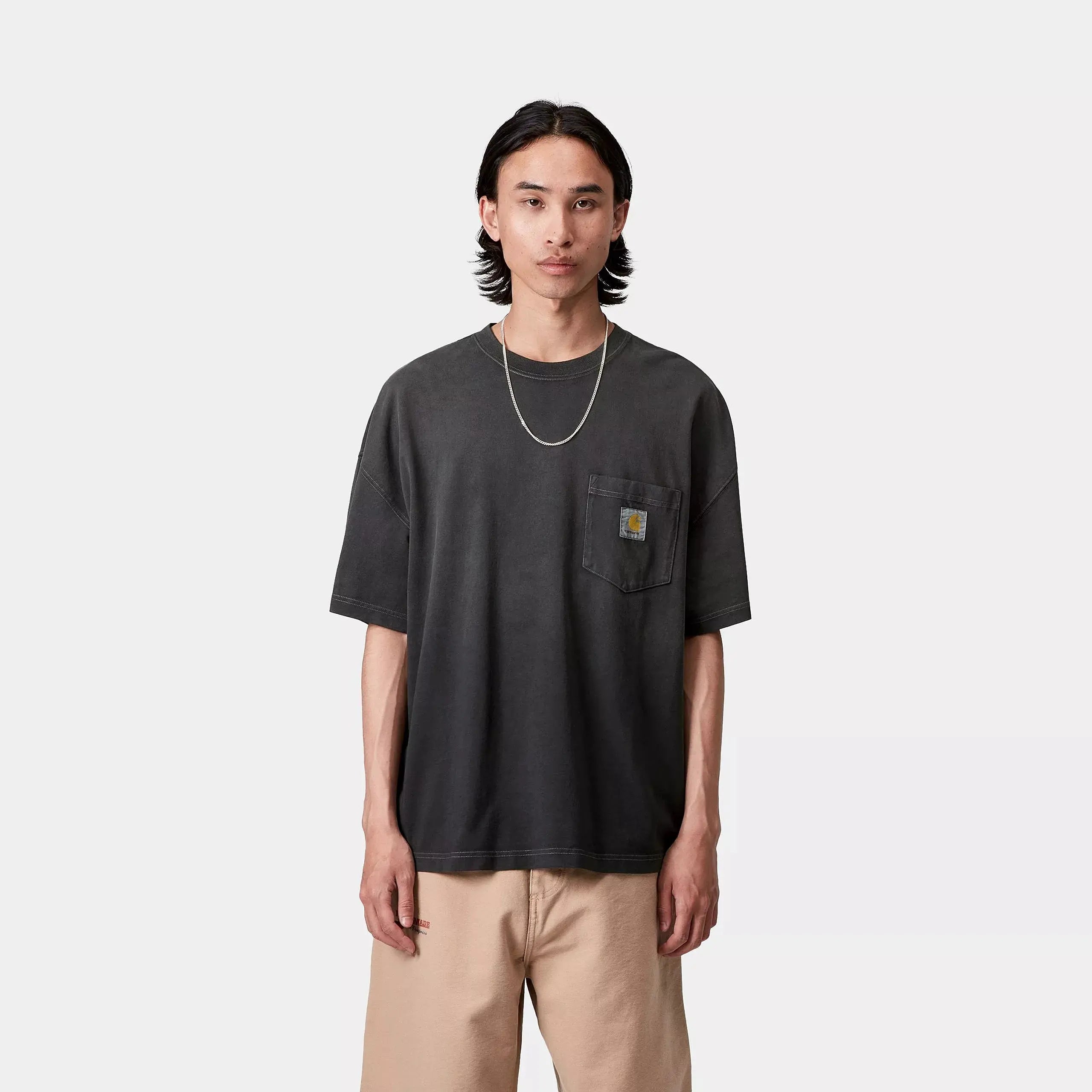 CARHARTT WIP - T-SHIRT HUDSON BLACK - Klubb