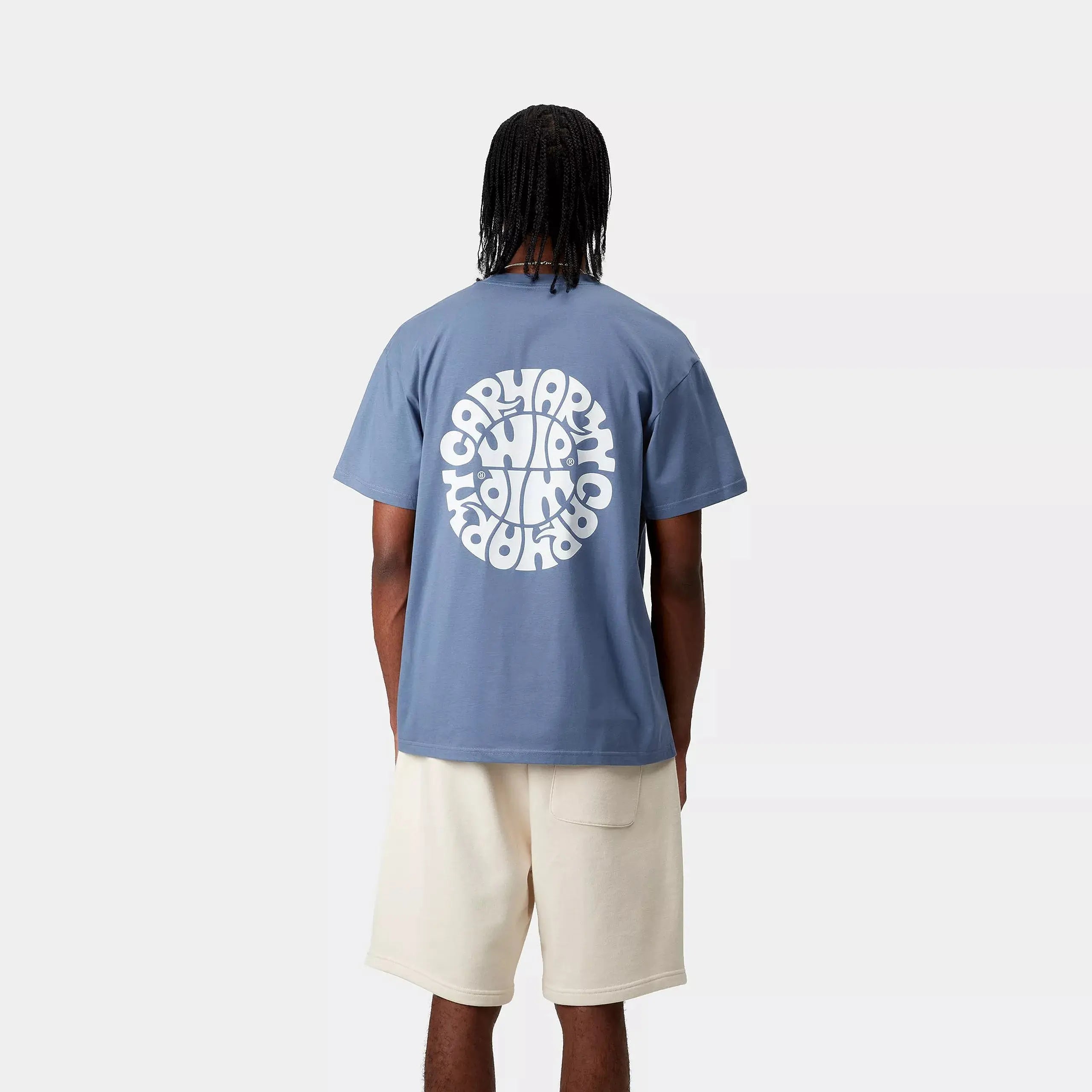 CARHARTT WIP - T-SHIRT JAZZY BLEU - Klubb