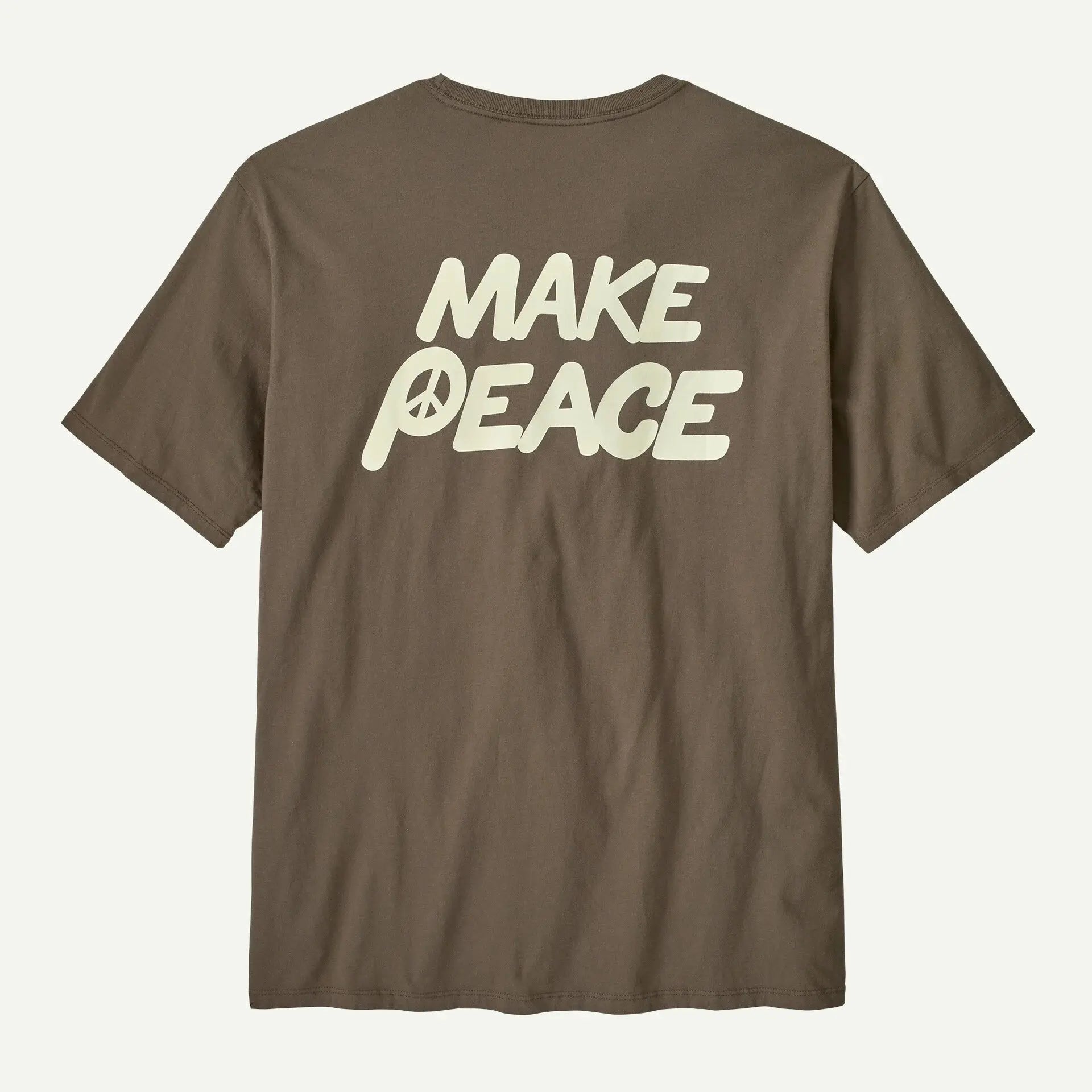 PATAGONIA -  T-SHIRT MAKE PEACE MARLOW BROWN -  Klubb