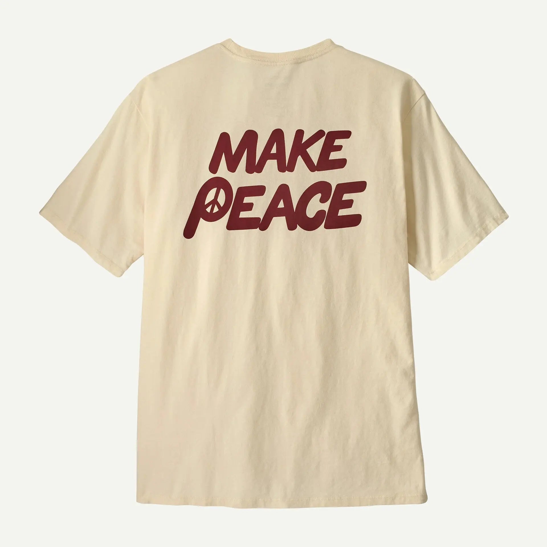 PATAGONIA -  T-SHIRT MAKE PEACE NATURAL -  Klubb