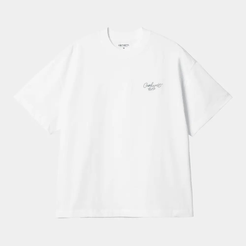 T-SHIRT SIGNATURE - BLANC CARHARTT WIP - Klubb