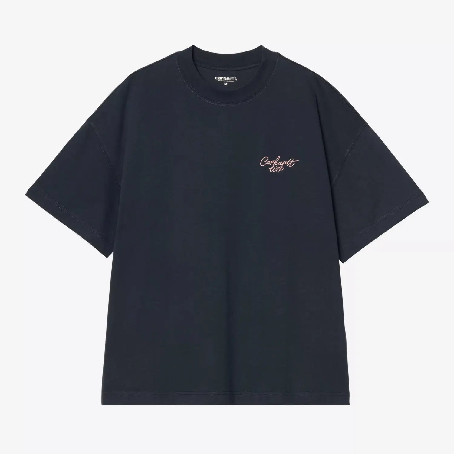 CARHARTT WIP -  T-SHIRT SIGNATURE DEEP NIGHT / GLASSY PINK -  Klubb