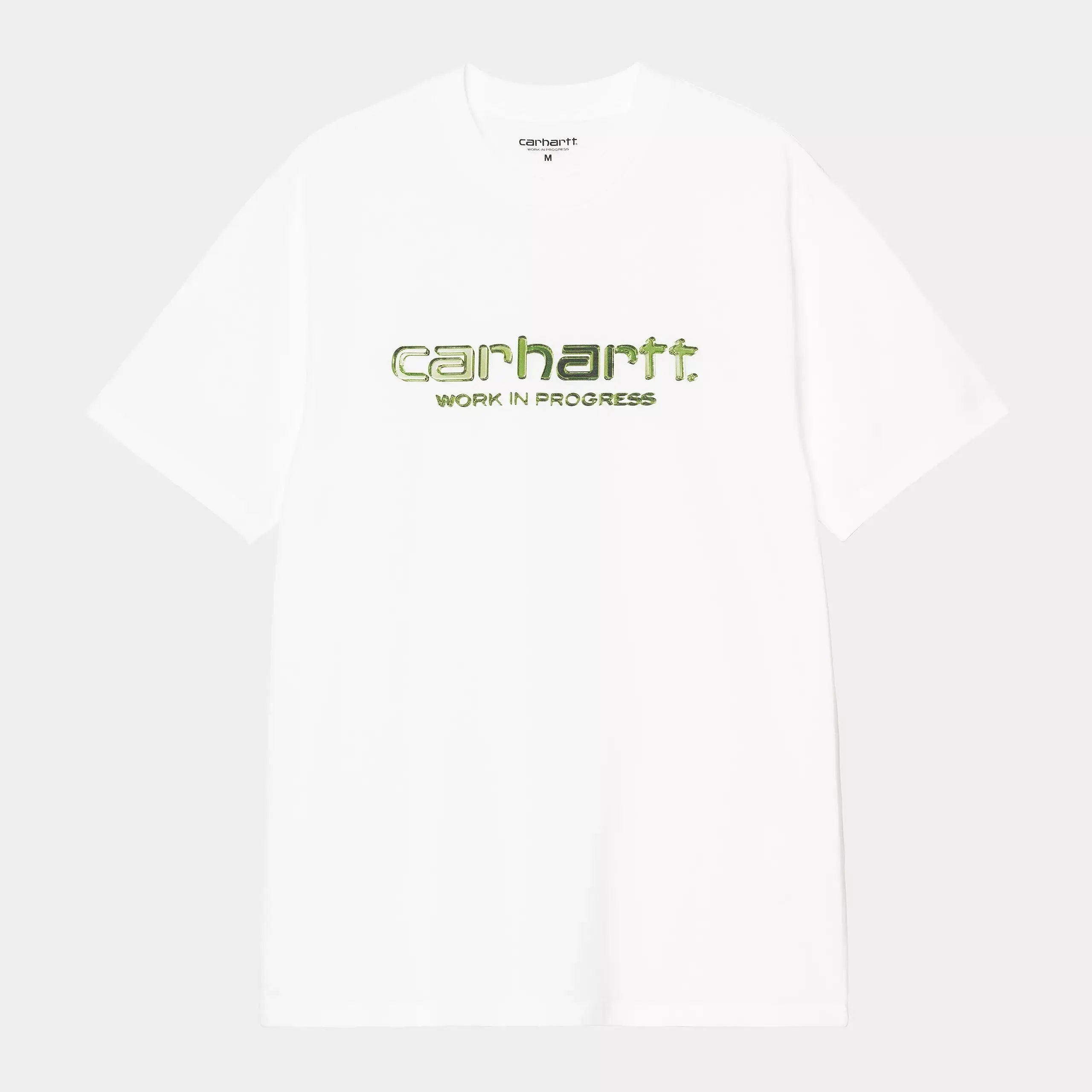 CARHARTT WIP - T-SHIRT SOLAR CHROME SCRIPT BLANC - Klubb