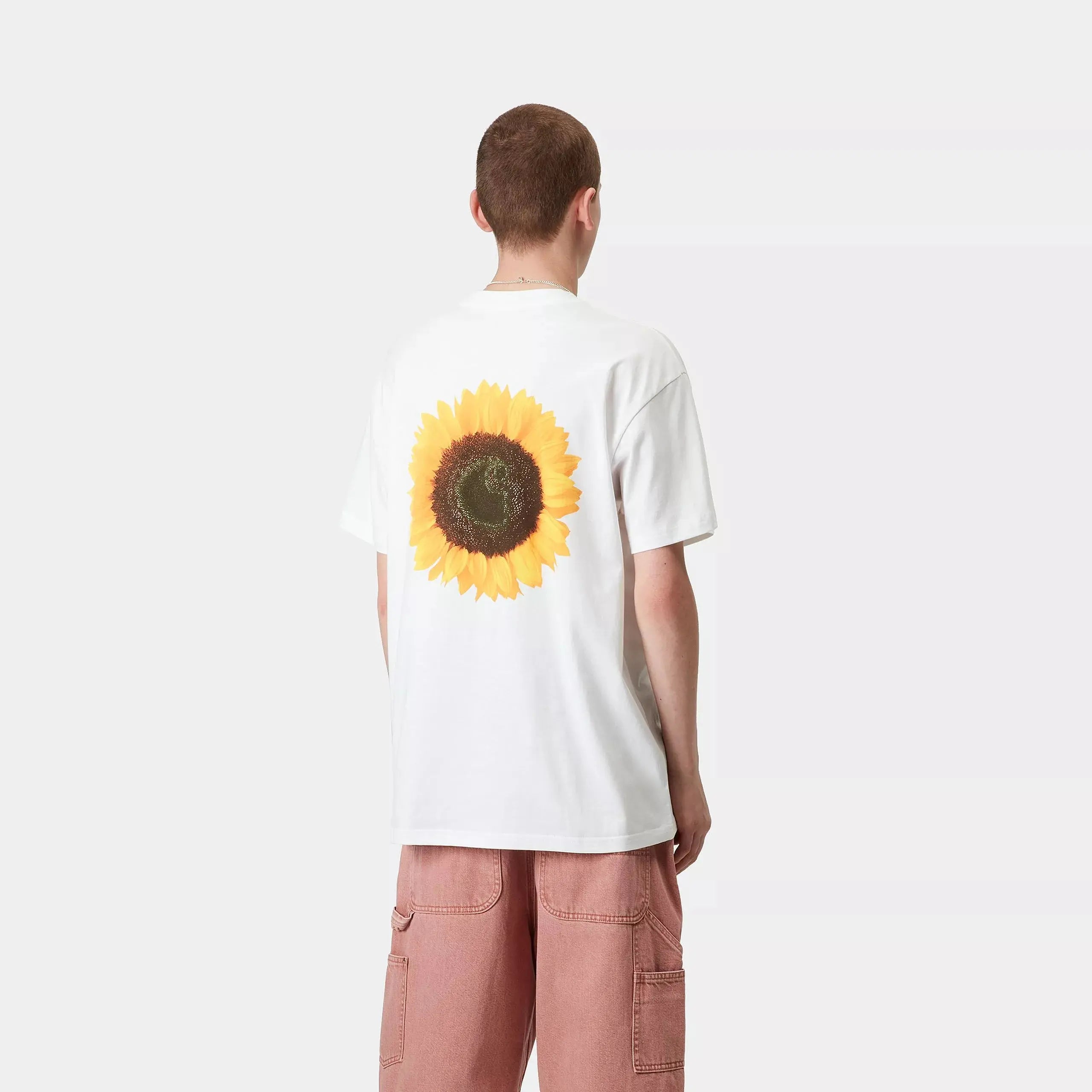 CARHARTT WIP - T-SHIRT SUNFLOWER BLANC - Klubb