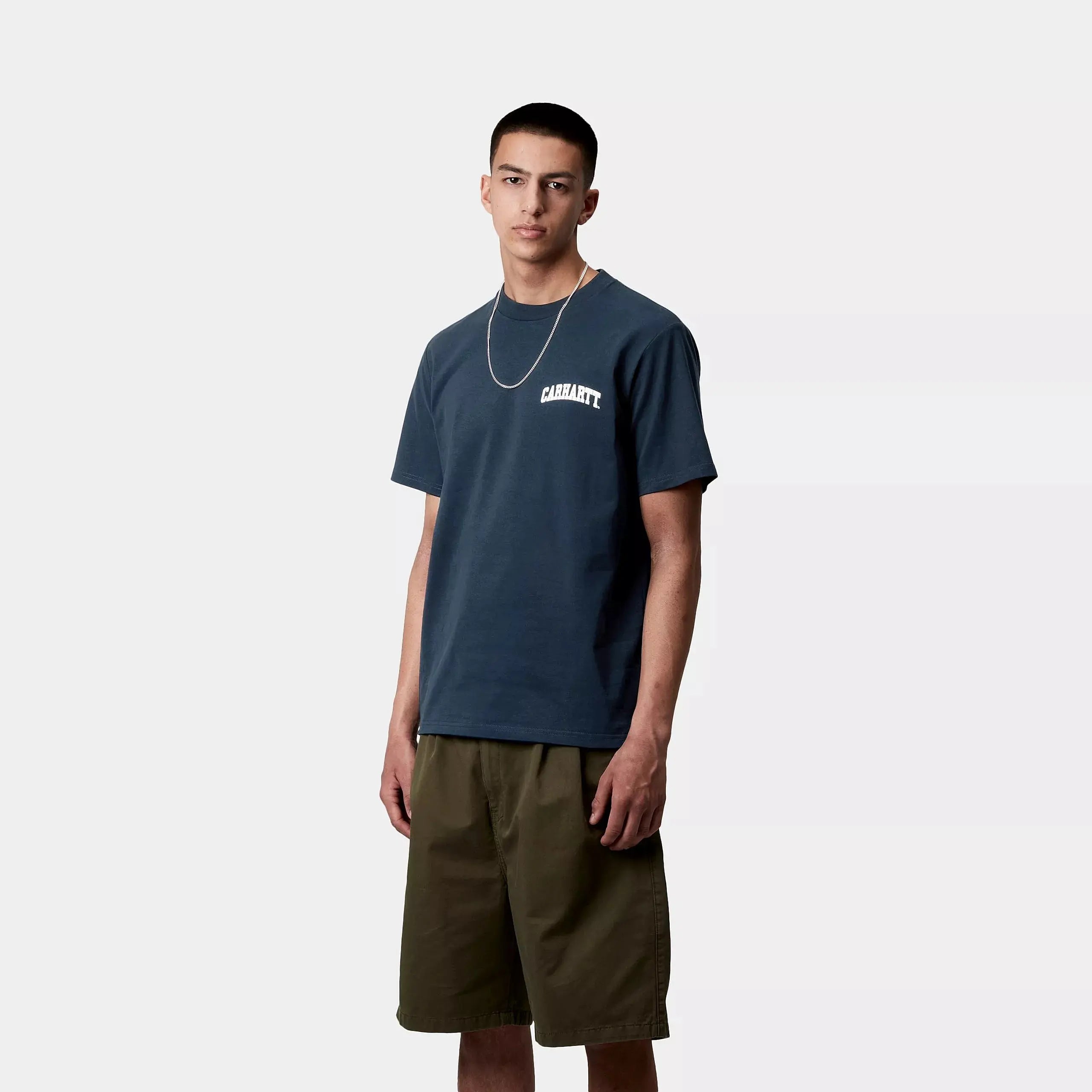T-SHIRT UNIVERSITY SCRIPT INK CARHARTT WIP - Klubb