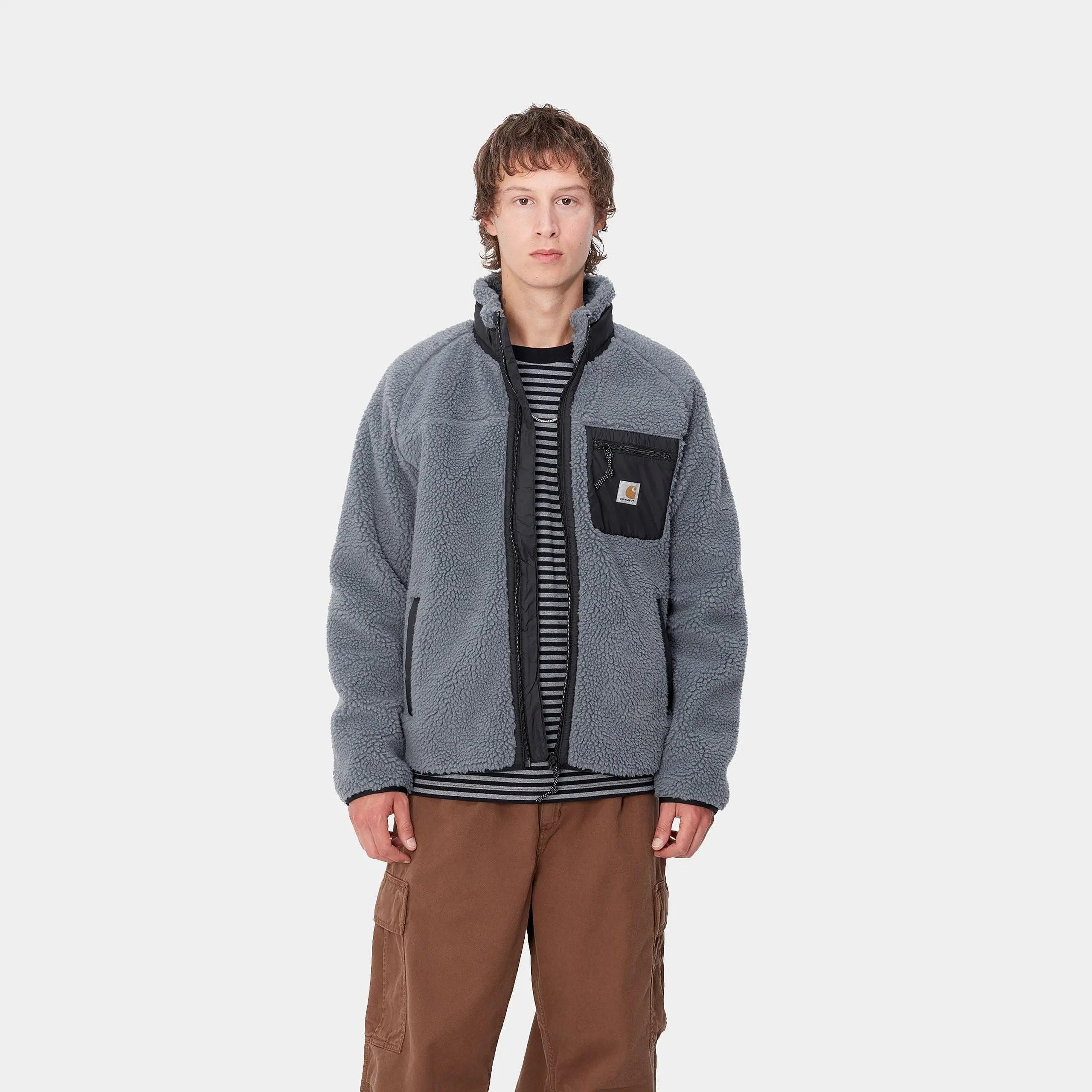 VESTE PRENTIS - DOVE GREY CARHARTT WIP - Klubb