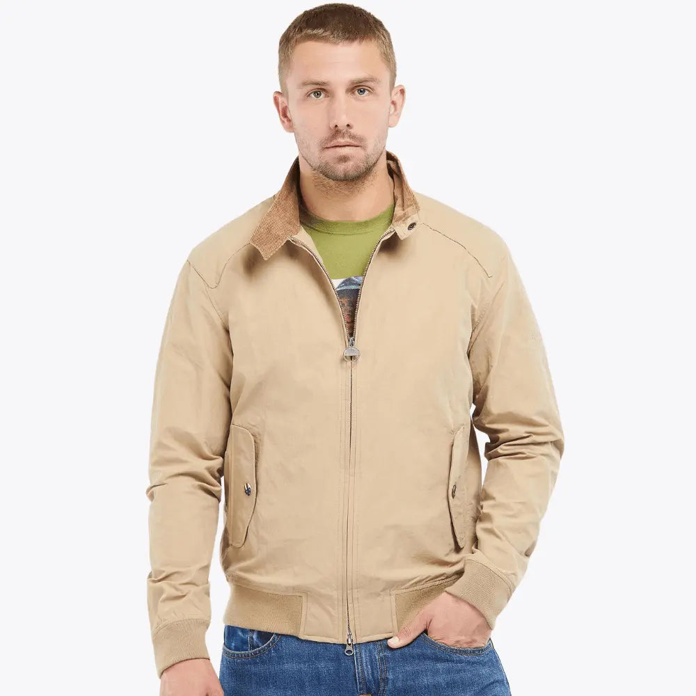 BEIGE HARRINGTON JACKET