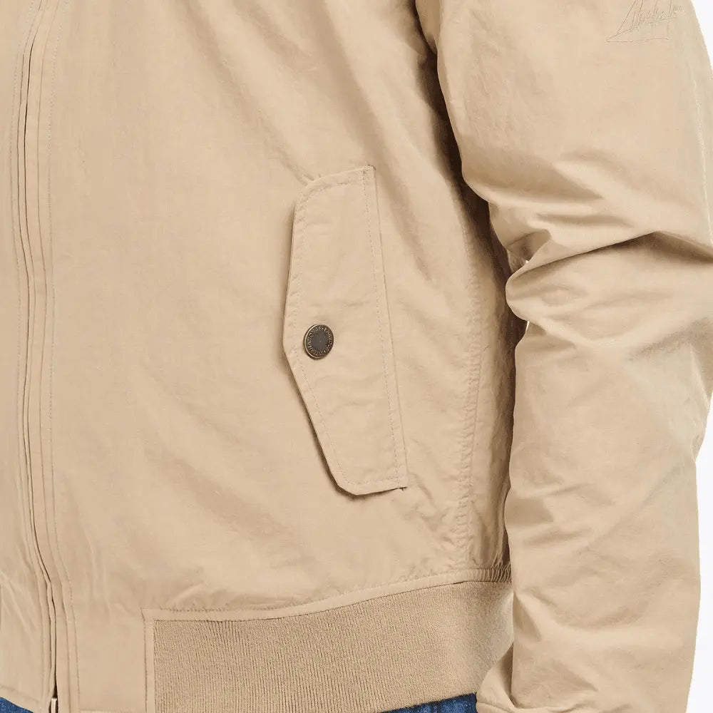 BEIGE HARRINGTON JACKET