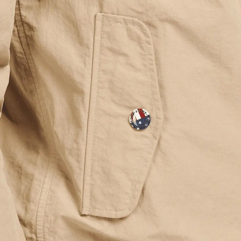 BEIGE HARRINGTON JACKET