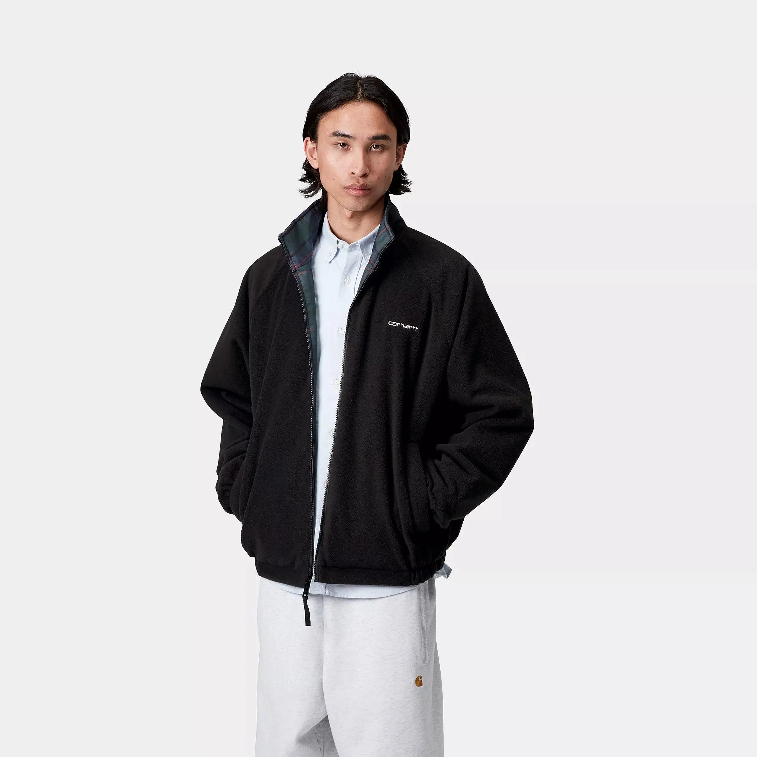 CARHARTT WIP - VESTE RÉVERSIBLE PLANER CHECK BLEU - Klubb
