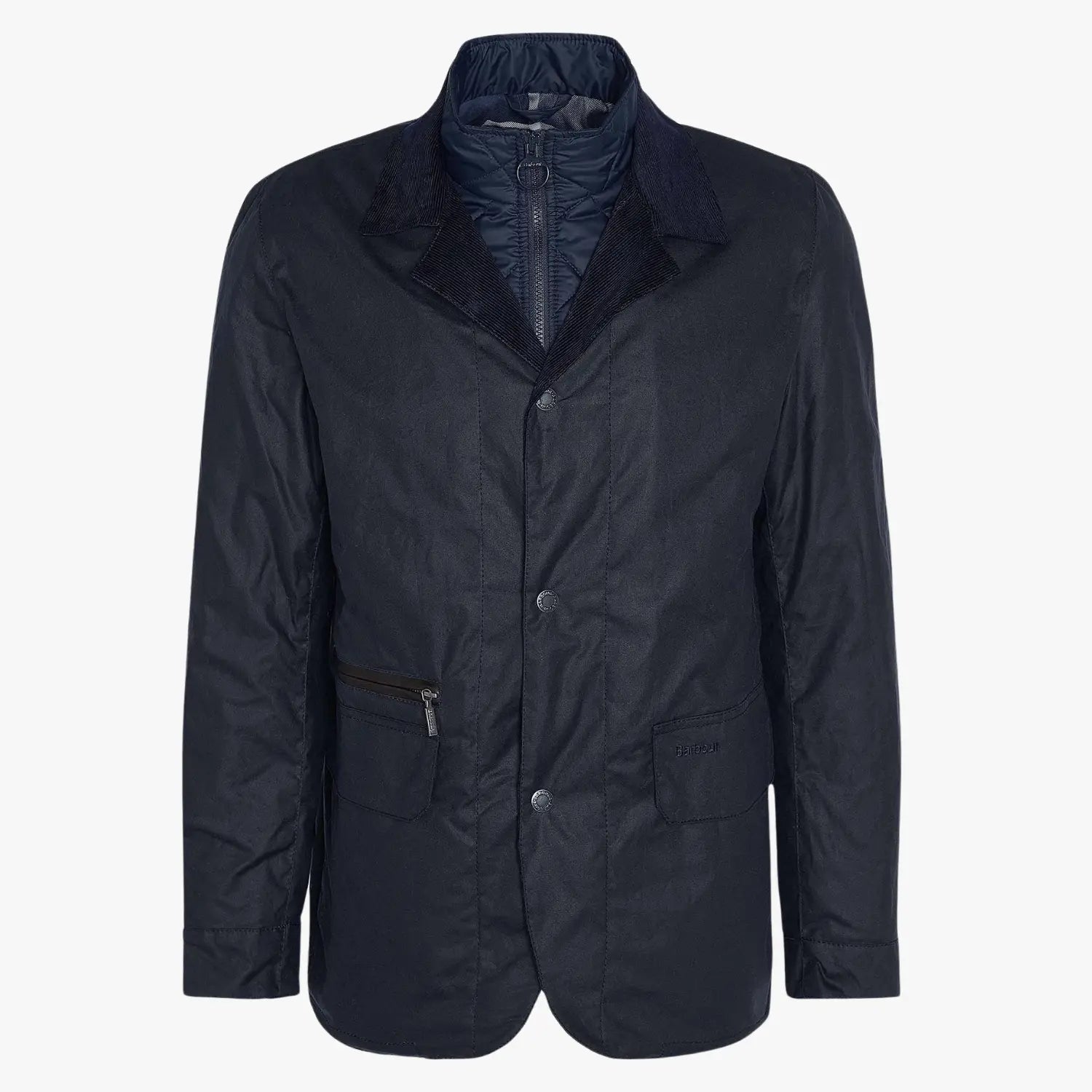 VESTE WAX CRASTER - NAVY BARBOUR - Klubb