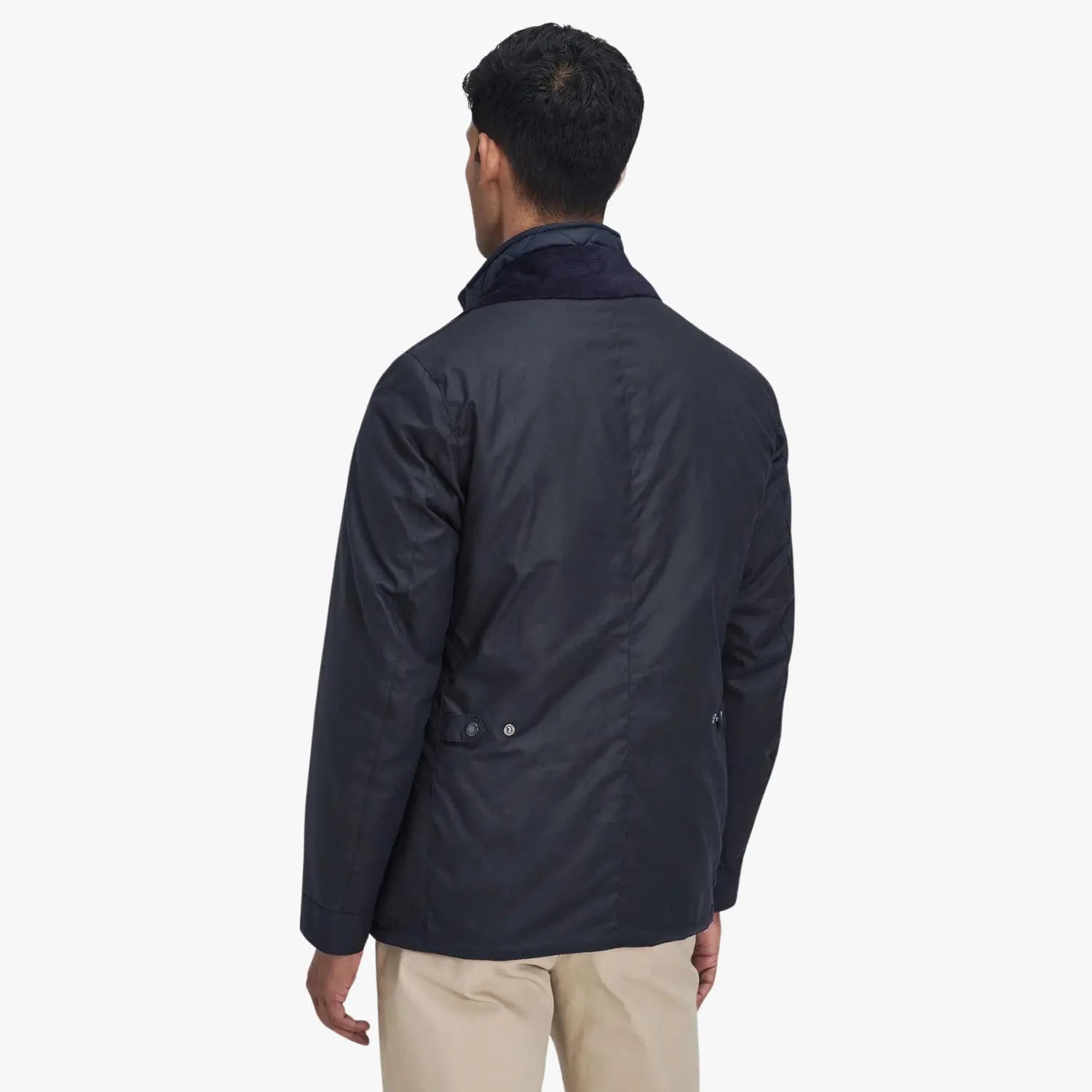 VESTE WAX CRASTER - NAVY BARBOUR - Klubb