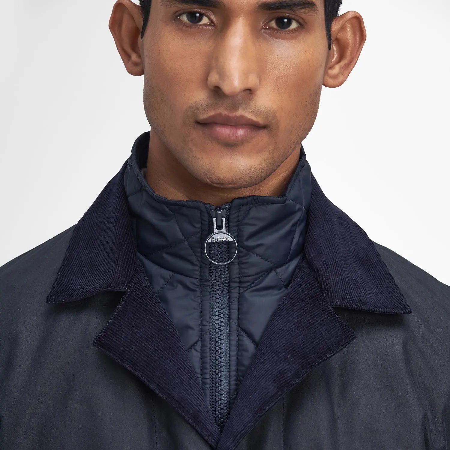 VESTE WAX CRASTER - NAVY BARBOUR - Klubb