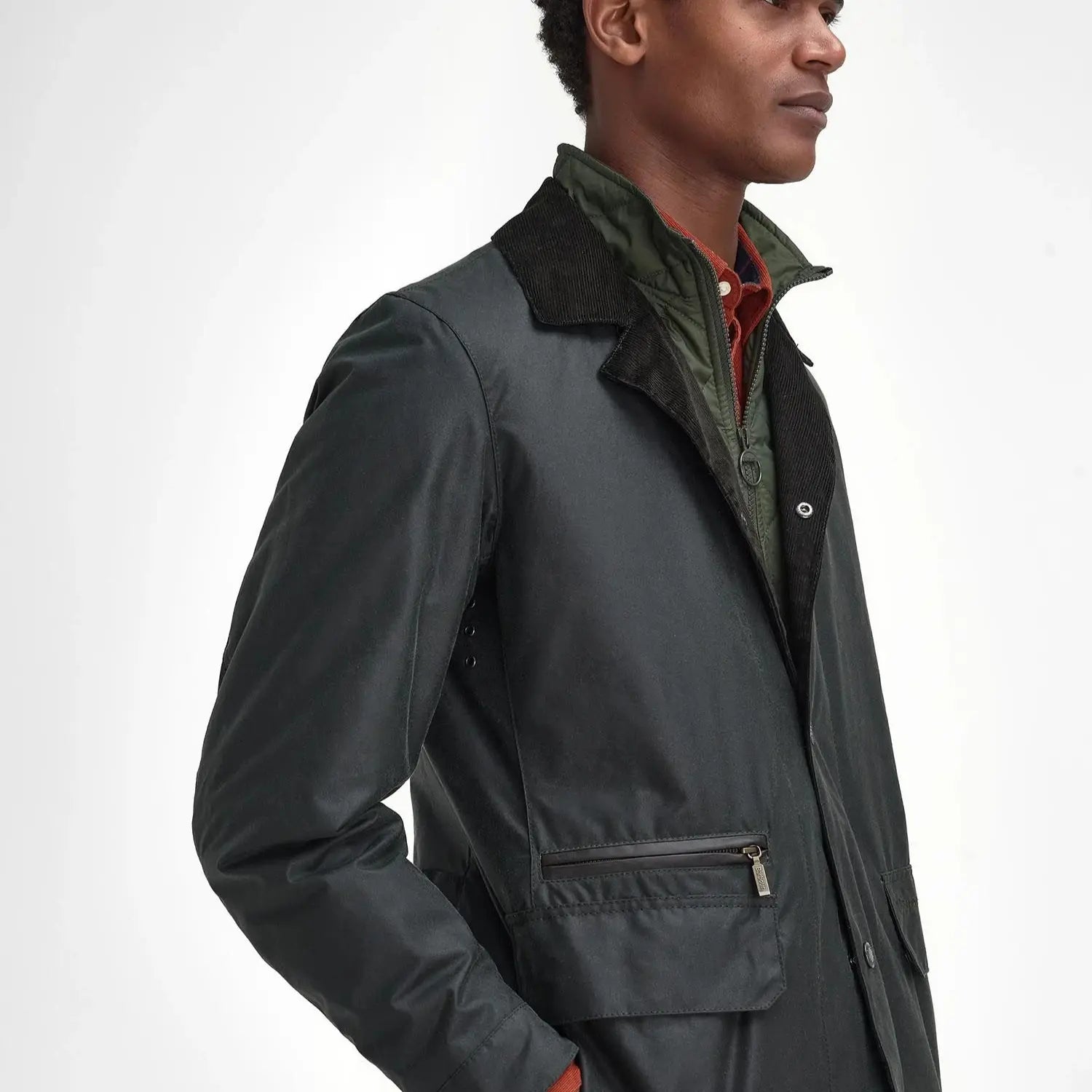 VESTE WAX CRASTER - SAGE BARBOUR - Klubb